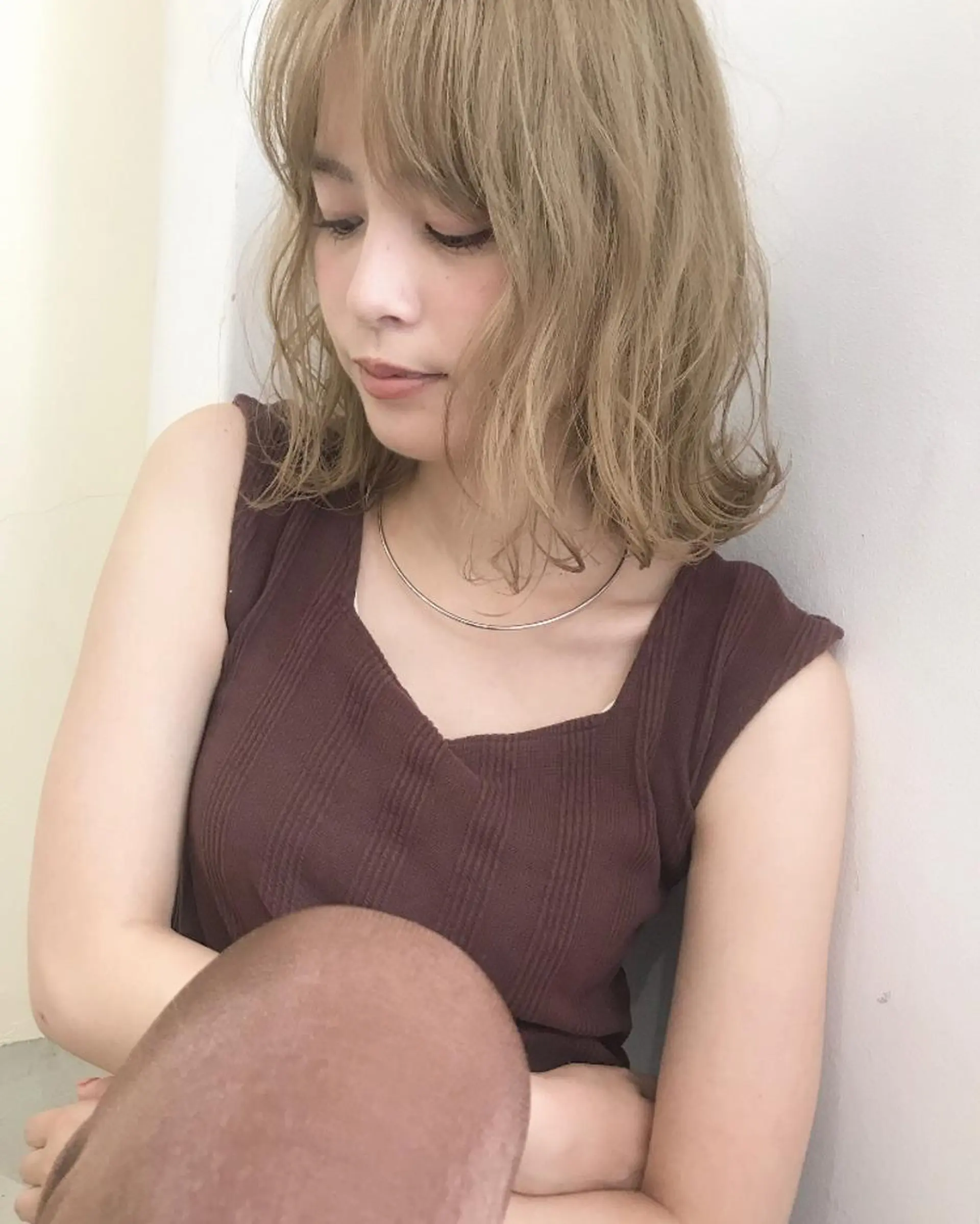 ミディアム カラー ヘアカラー トリートメント 店長 ✂️ムラカミ キラリのヘアスタイル