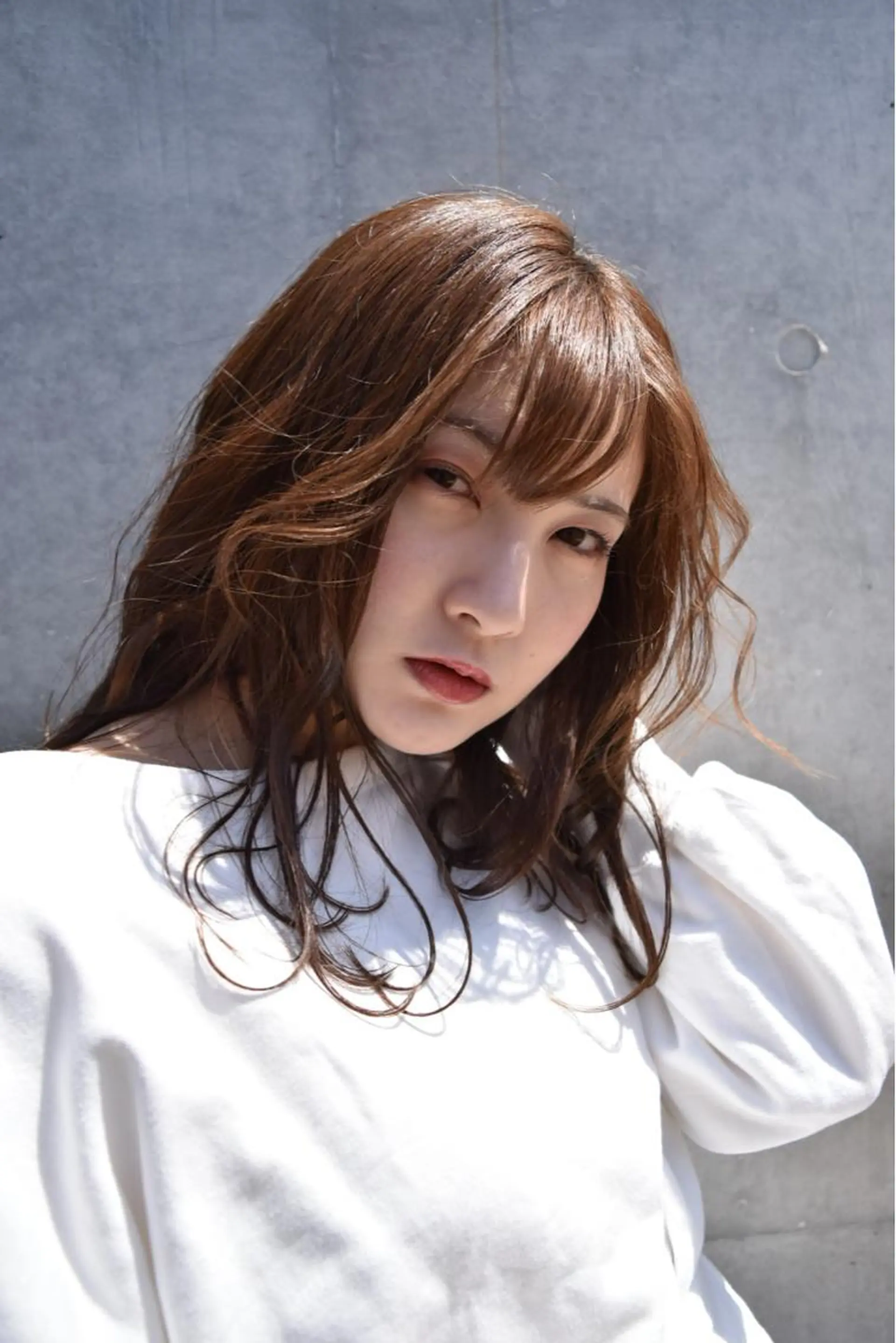 ミディアム カット ヘアカラー 高山🐬髪質改善 池袋で縮毛矯正のヘアスタイル