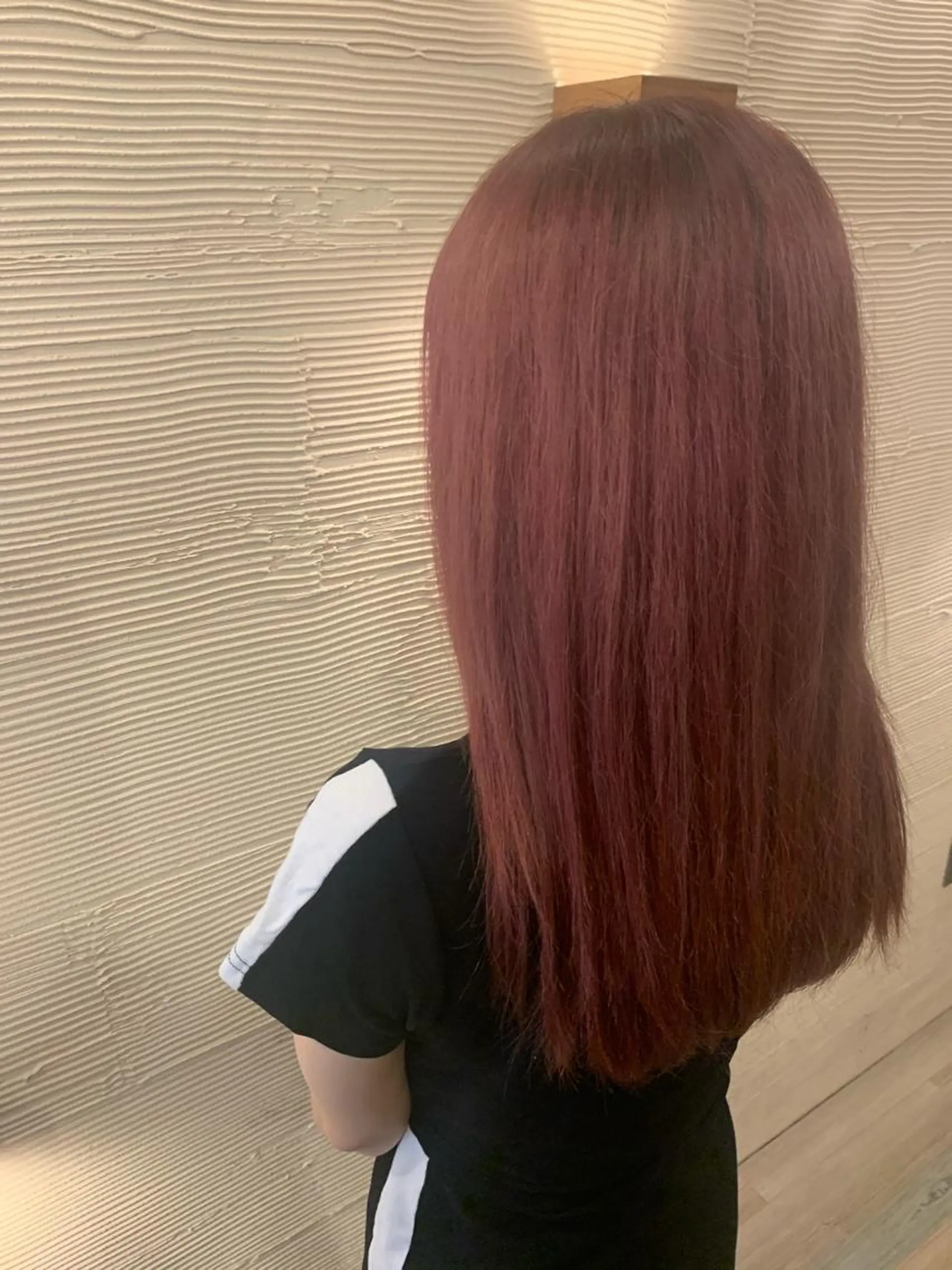 カラー アッシュ ピンクカラー ピンクアッシュ TELAHAIR 副代表　三上真弥のヘアスタイル
