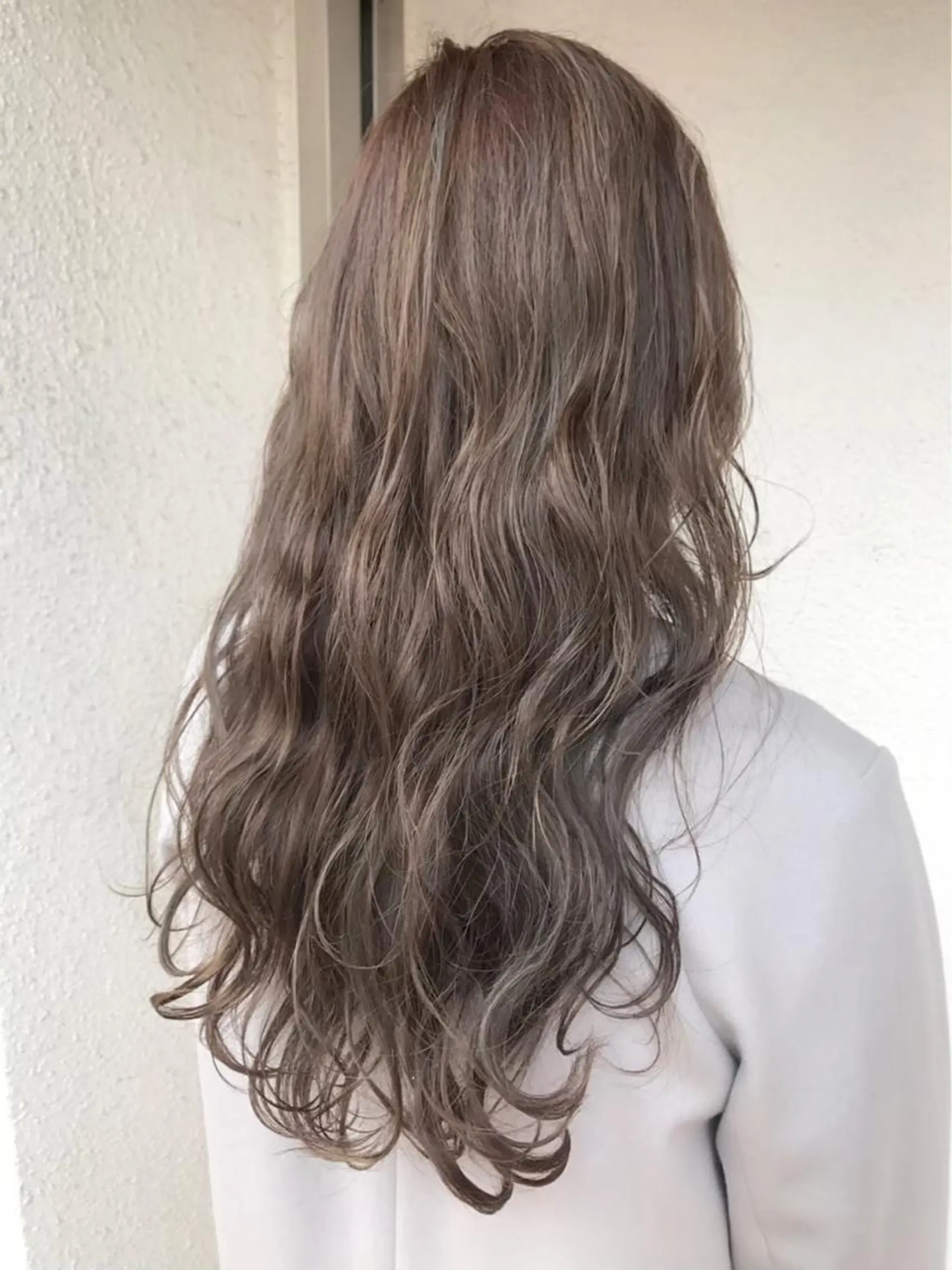 ロング カラー カット ヘアカラー トリートメント 中津/柔らかカラー/ ナガオ　イズミのヘアスタイル
