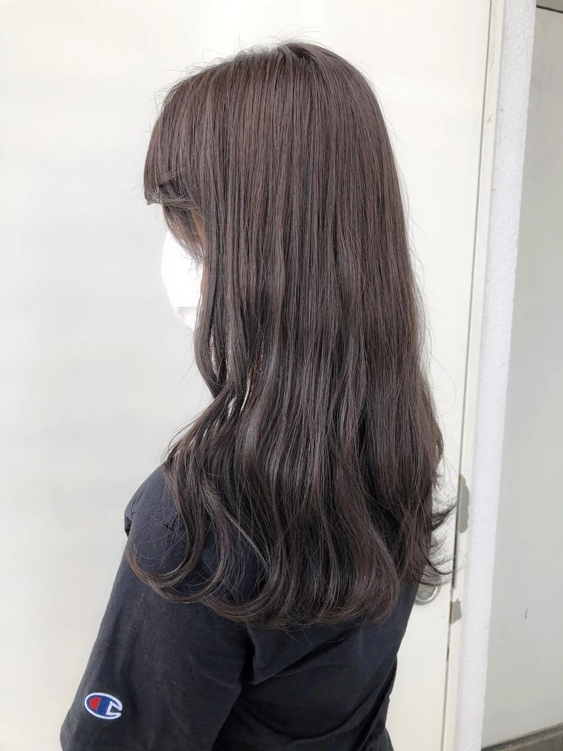 ロング カラー ブリーチ ブリーチなしカラー カット ヘアカラー トリートメント 韓国🇰🇷レイヤー おくれ毛/顔まわりのヘアスタイル