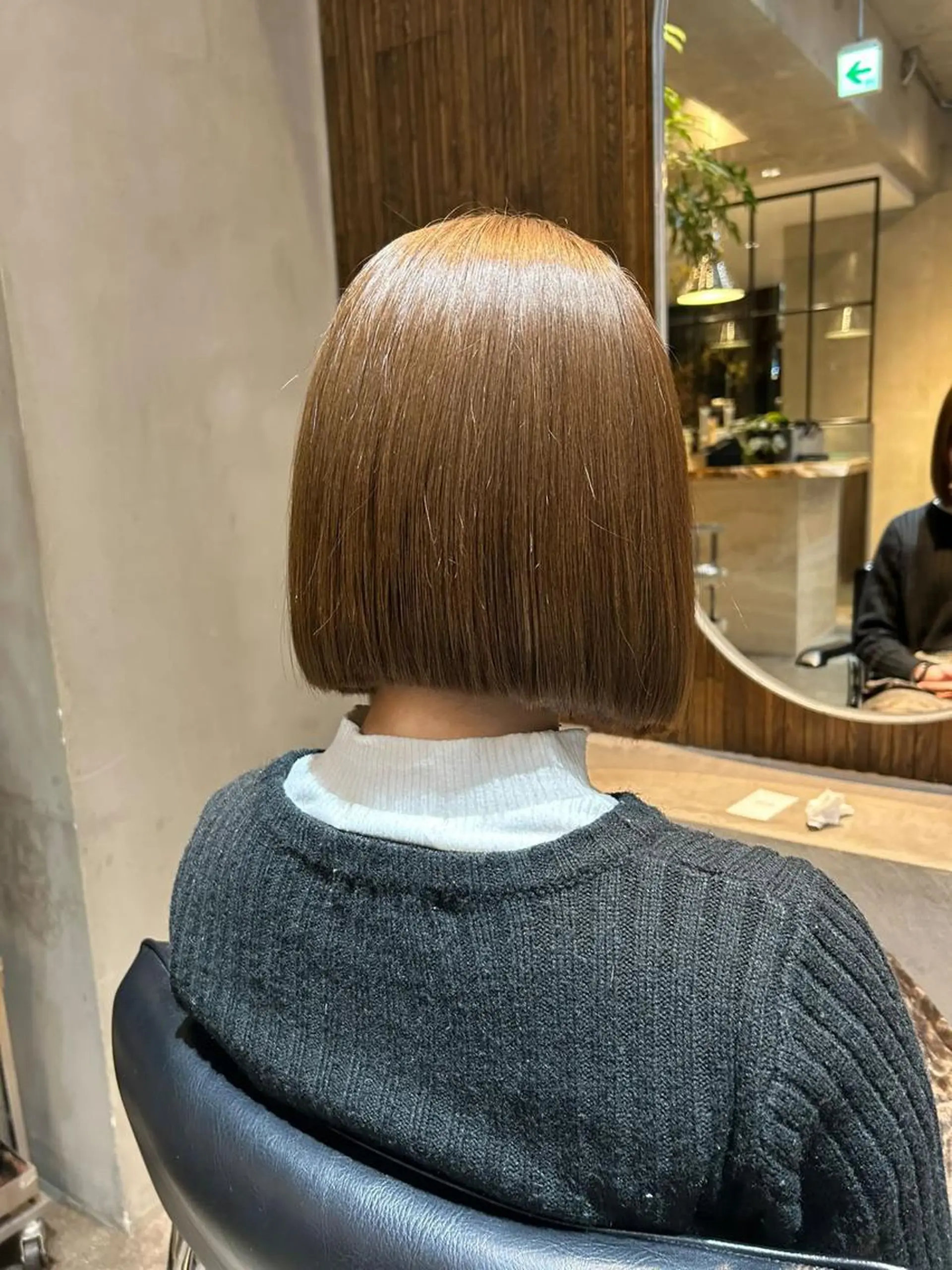 ショート 切りっぱなしボブ ボブ カット ヘアカラー トリートメント HAVANA MIZUKIのヘアスタイル