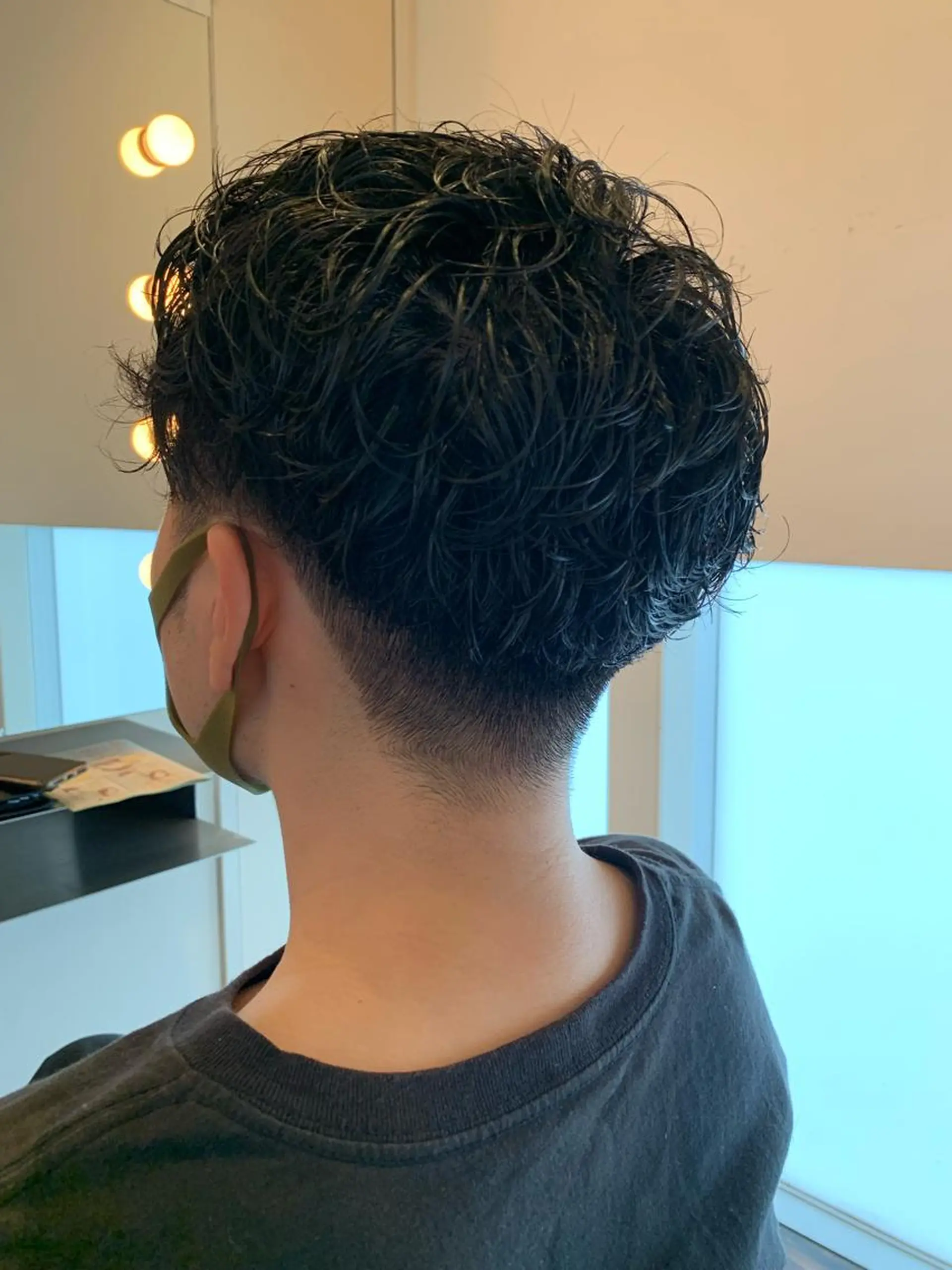 ショート パーマ メンズ メンズパーマ SALOWIN名古屋栄店所属・Yuuki🌷名古屋 栄 カラー/ボブのヘアスタイル