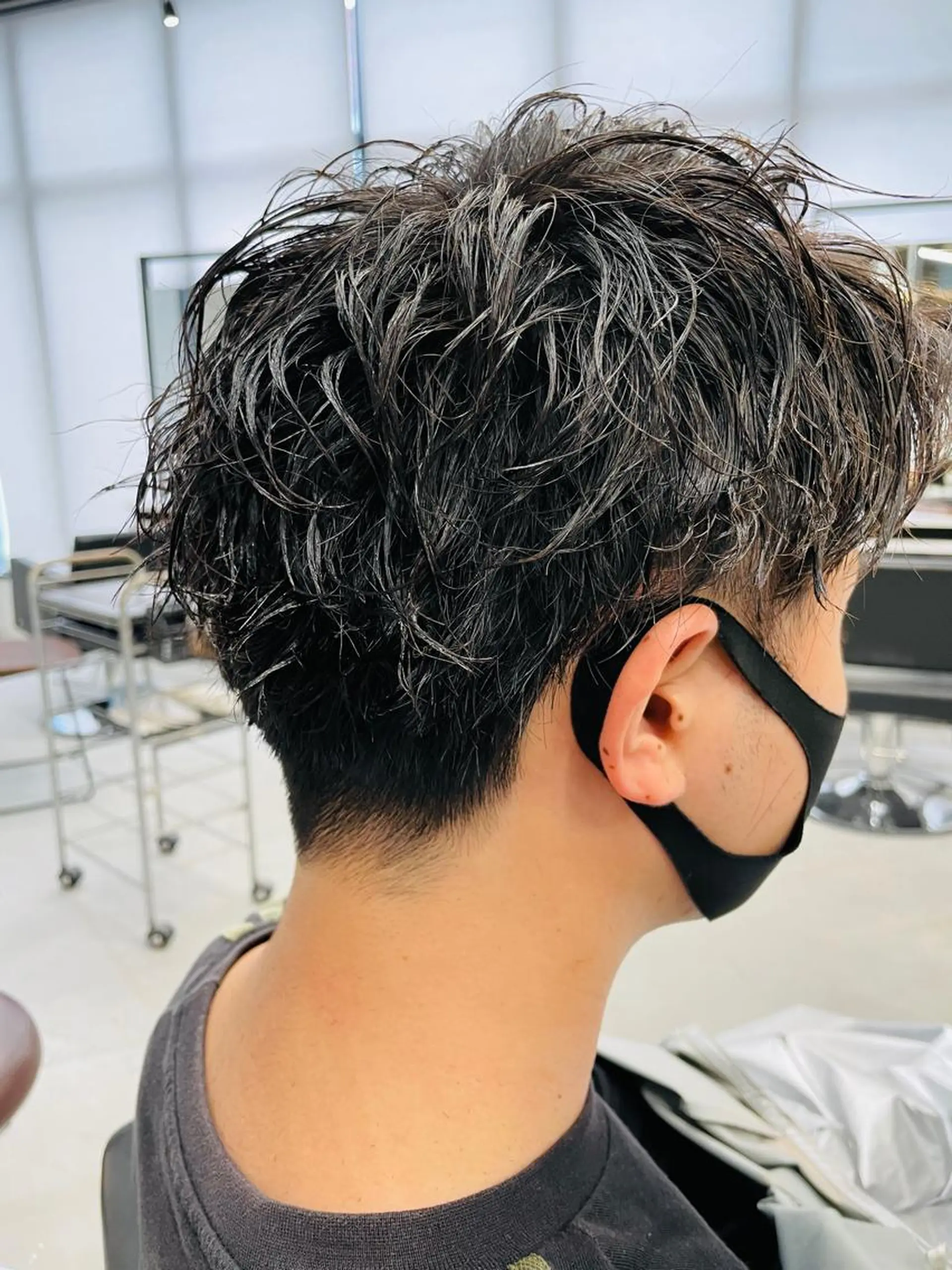 メンズ メンズパーマ 刈り上げ カット パーマ 福永速人 /メンズパーマのヘアスタイル