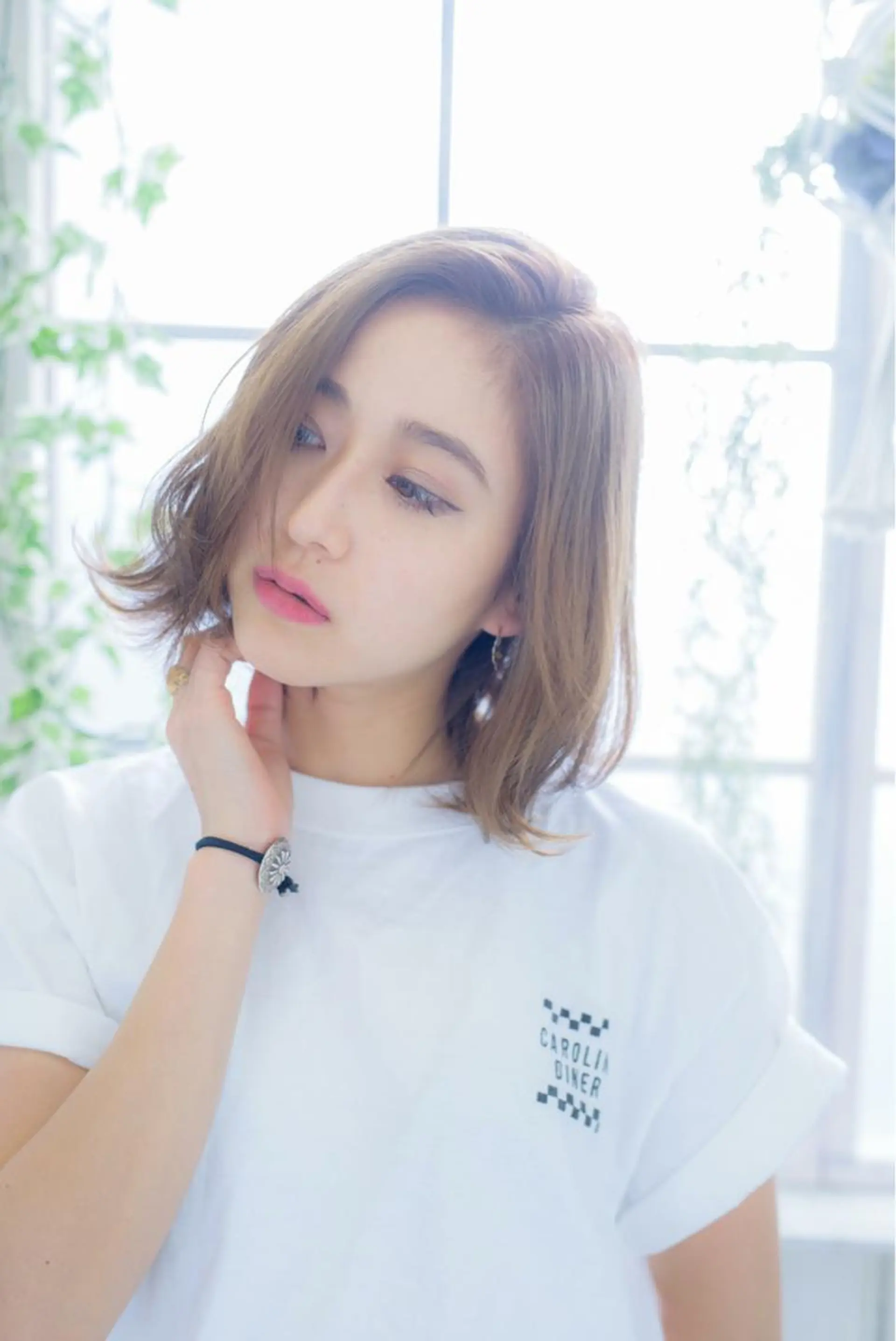 カラー パーマ ヘアアレンジ ベージュカラー ブリーチ 透明感カラー ボブ ヘアカラー トリートメント ヘアセット ✨ハイクオリティ✨ 山本香也のヘアスタイル