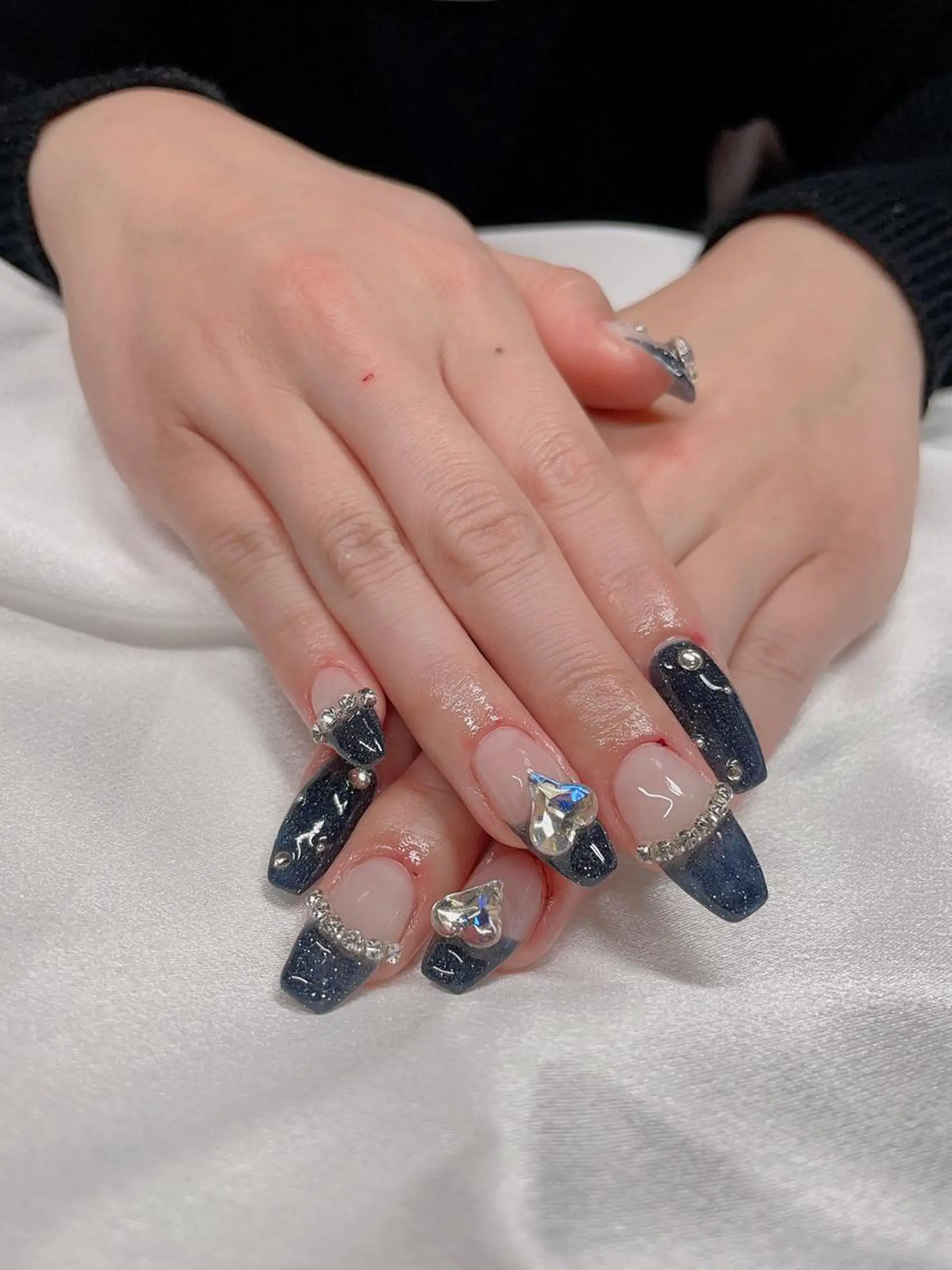 ネイル アイブロウ 眉カラー 眉毛ワックス脱毛 桜ネイル クリアネイル 長さ出し ハンドネイル フットネイル Moana Nail 長さだし専門店のネイルデザイン