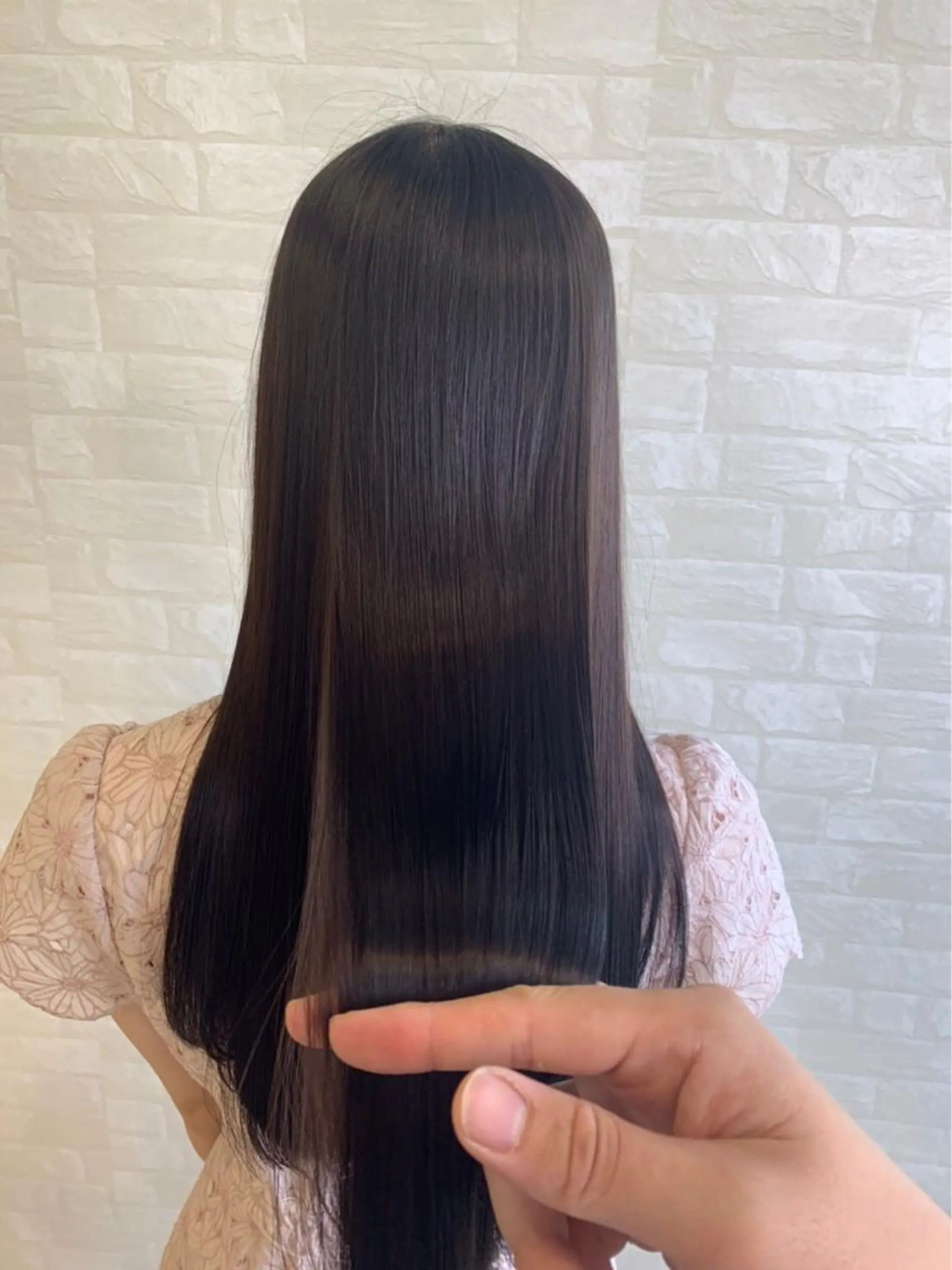 セミロング 縮毛矯正 トリートメント 浅井 大雅のヘアスタイル