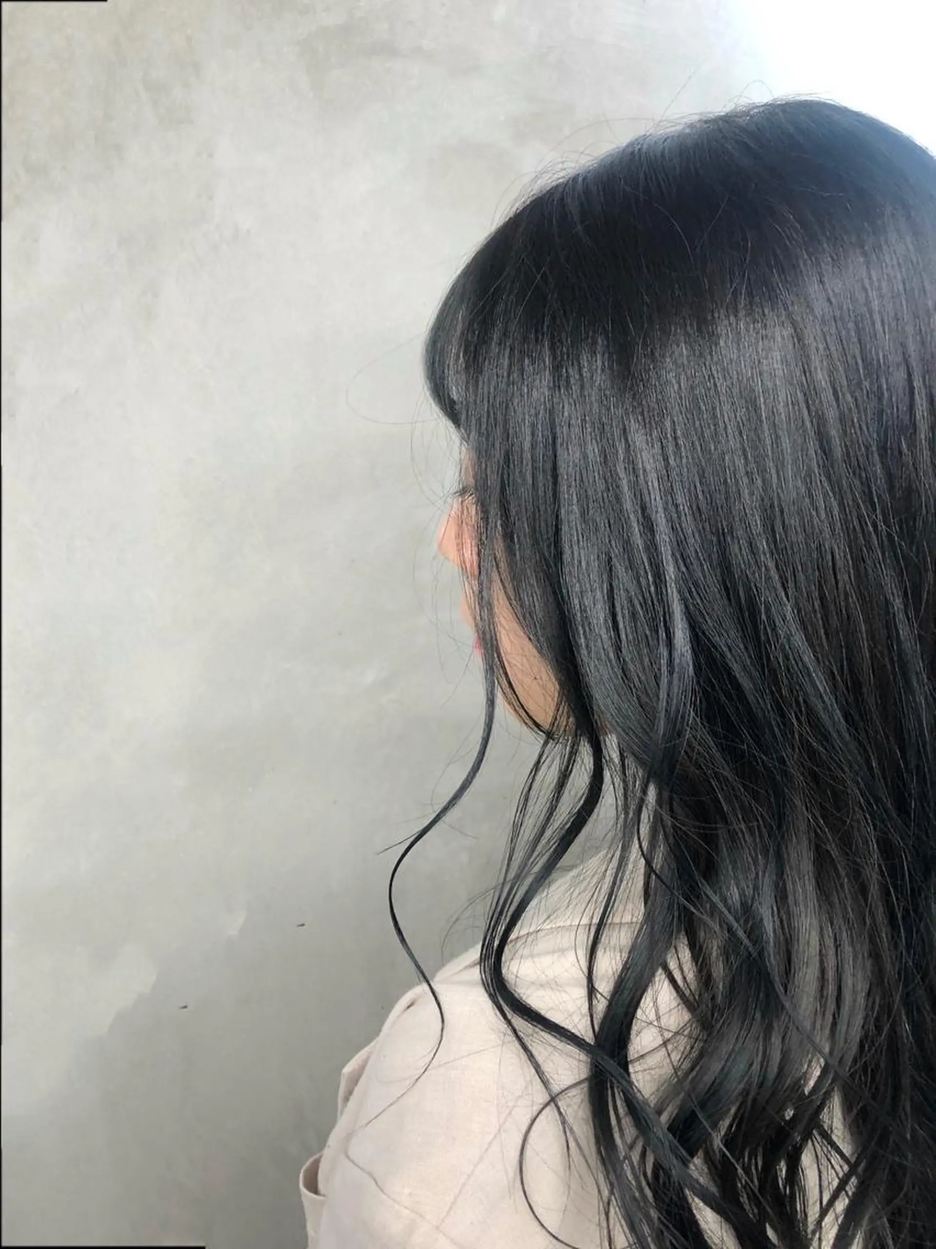 ロング カラー アディクシーカラー イルミナカラー 韓国風レイヤー🗝要 暗透カラー📓吉祥寺のヘアスタイル