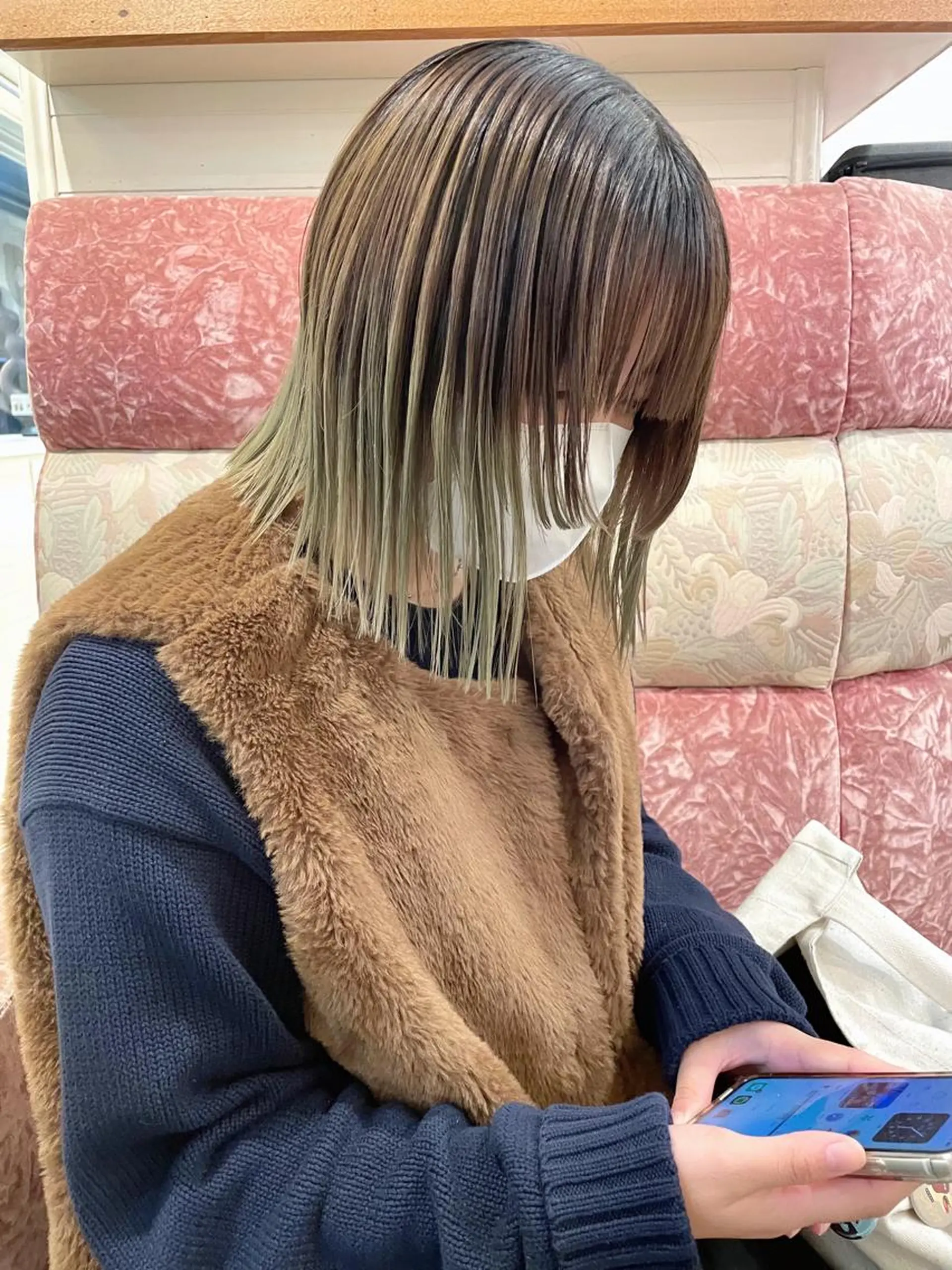セミロング ボブ 顔まわりレイヤー レイヤーカット ウルフカット カット 🐺高椋 海/ウルフ/レイヤーのヘアスタイル