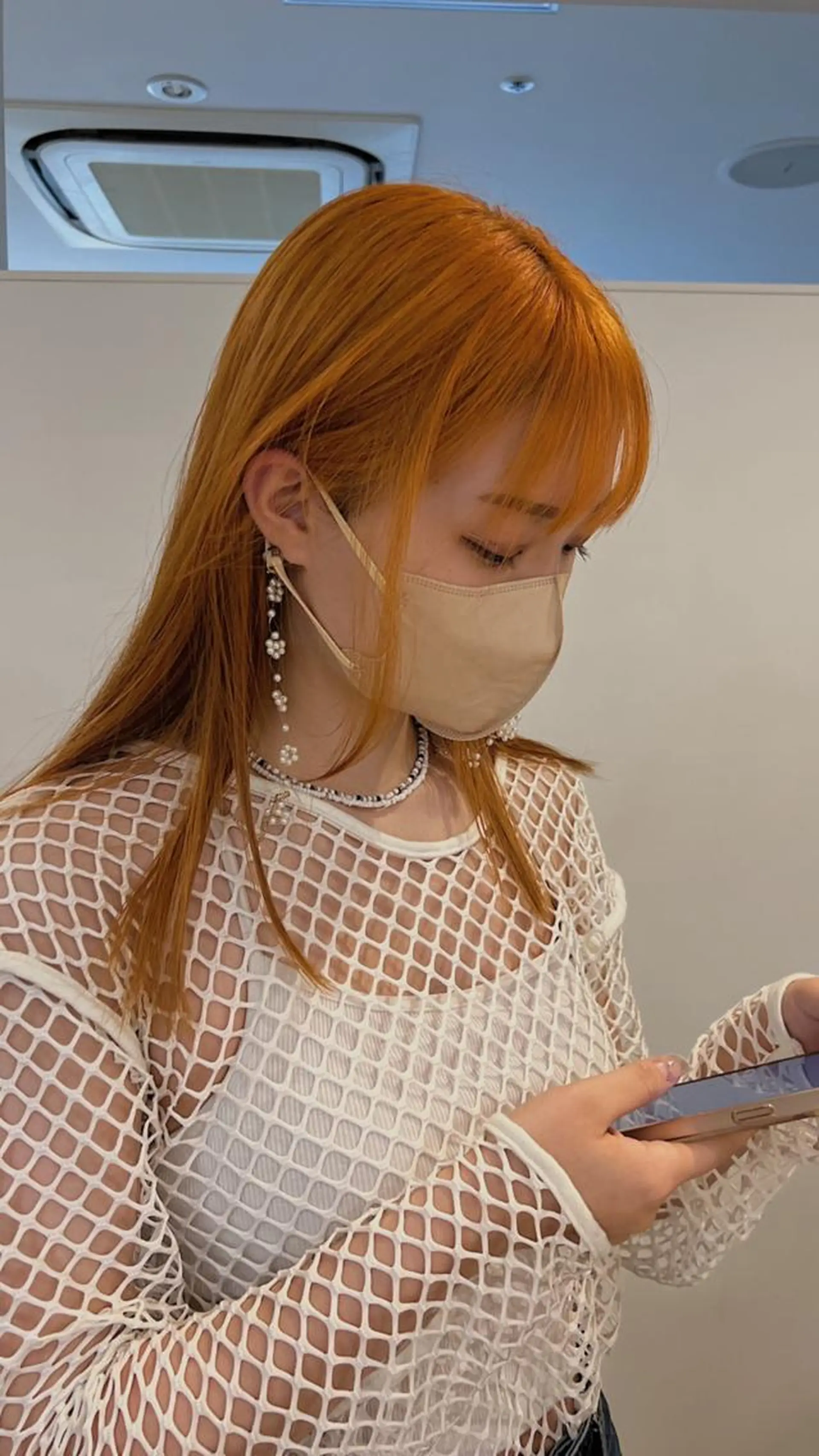 ロング カラー kakeru レイヤーボブパーマのヘアスタイル