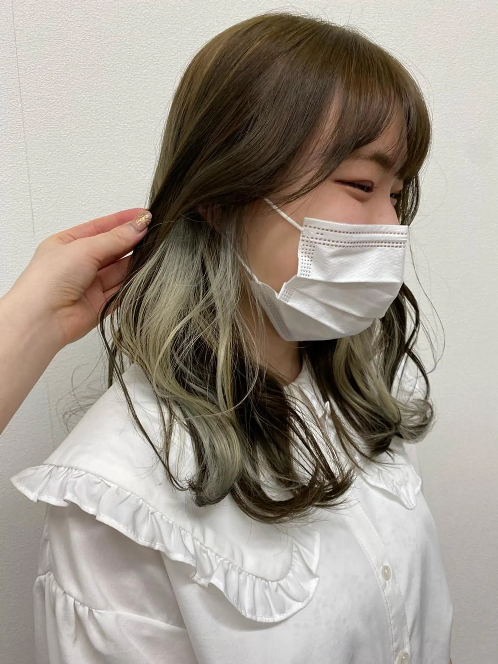 ロング カット ヘアカラー トリートメント 髪質改善韓国レイヤー SHIORI🦋のヘアスタイル