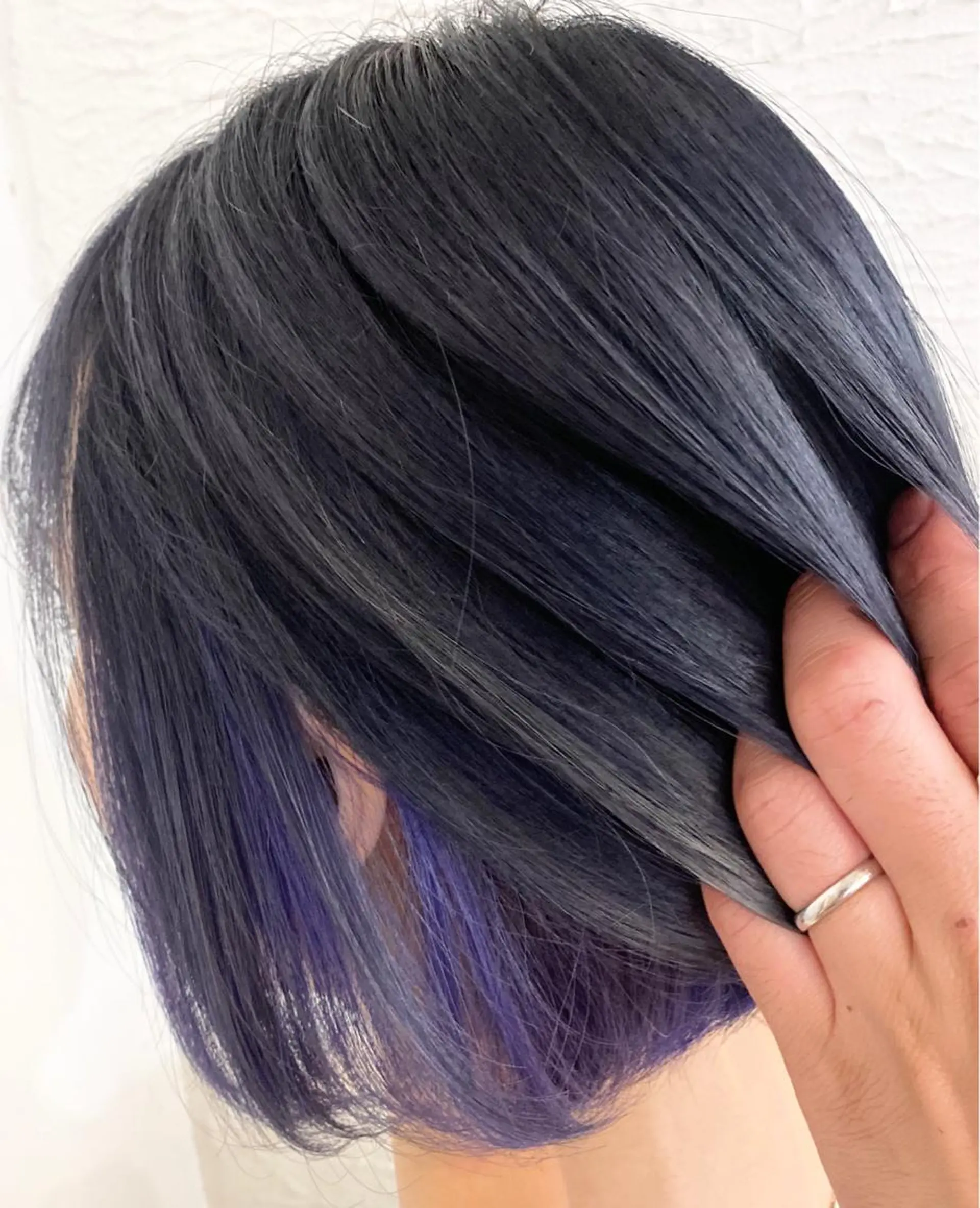 ショート カラー 黒髪 ブルーカラー ネイビーカラー 最高峰の技術力☆ 樋口健人のヘアスタイル