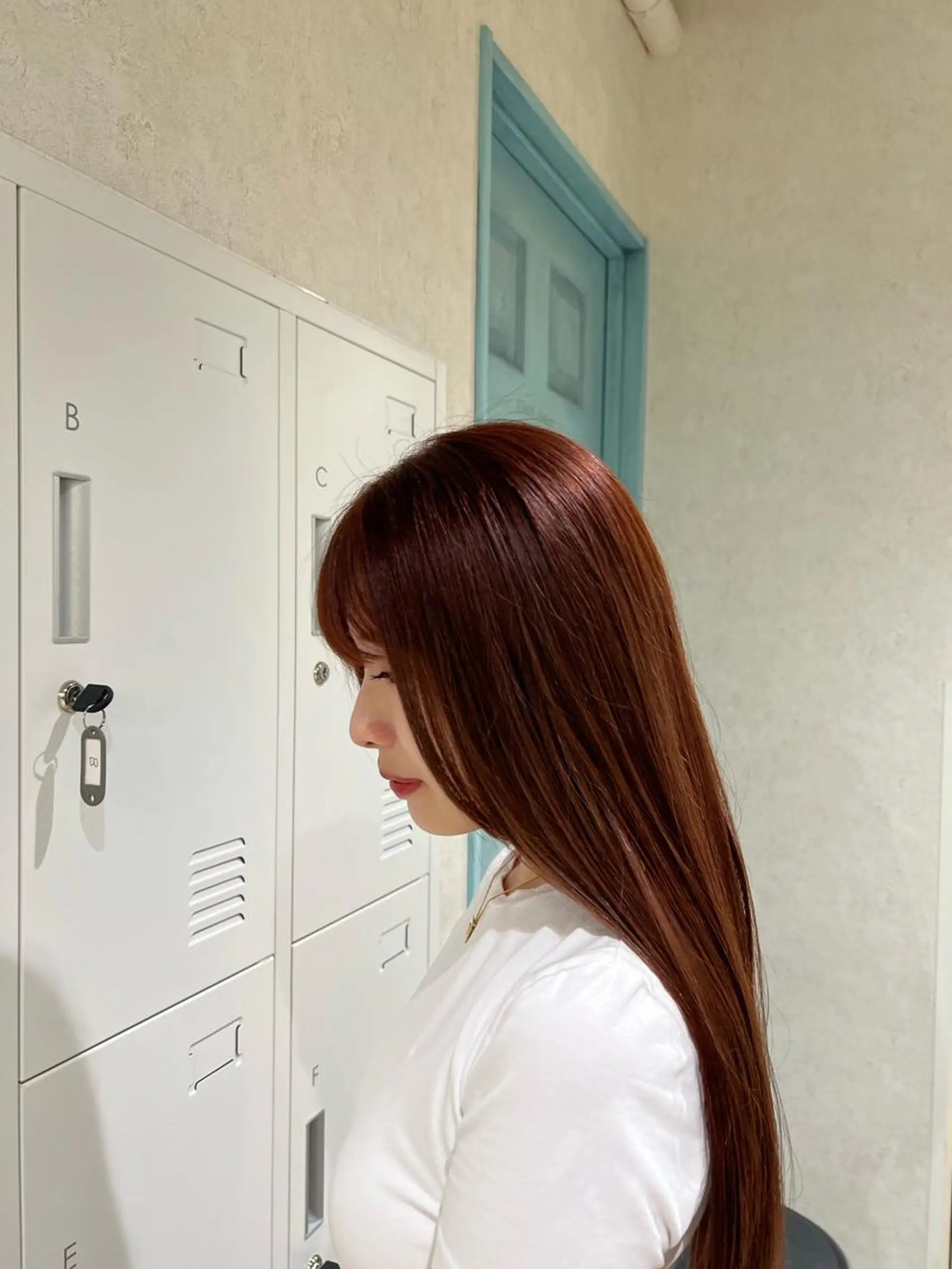 ロング ヘアアレンジ ヘアカラー トリートメント morrow by suntown所属・💙AKANE ハイライトカラー💙のヘアスタイル