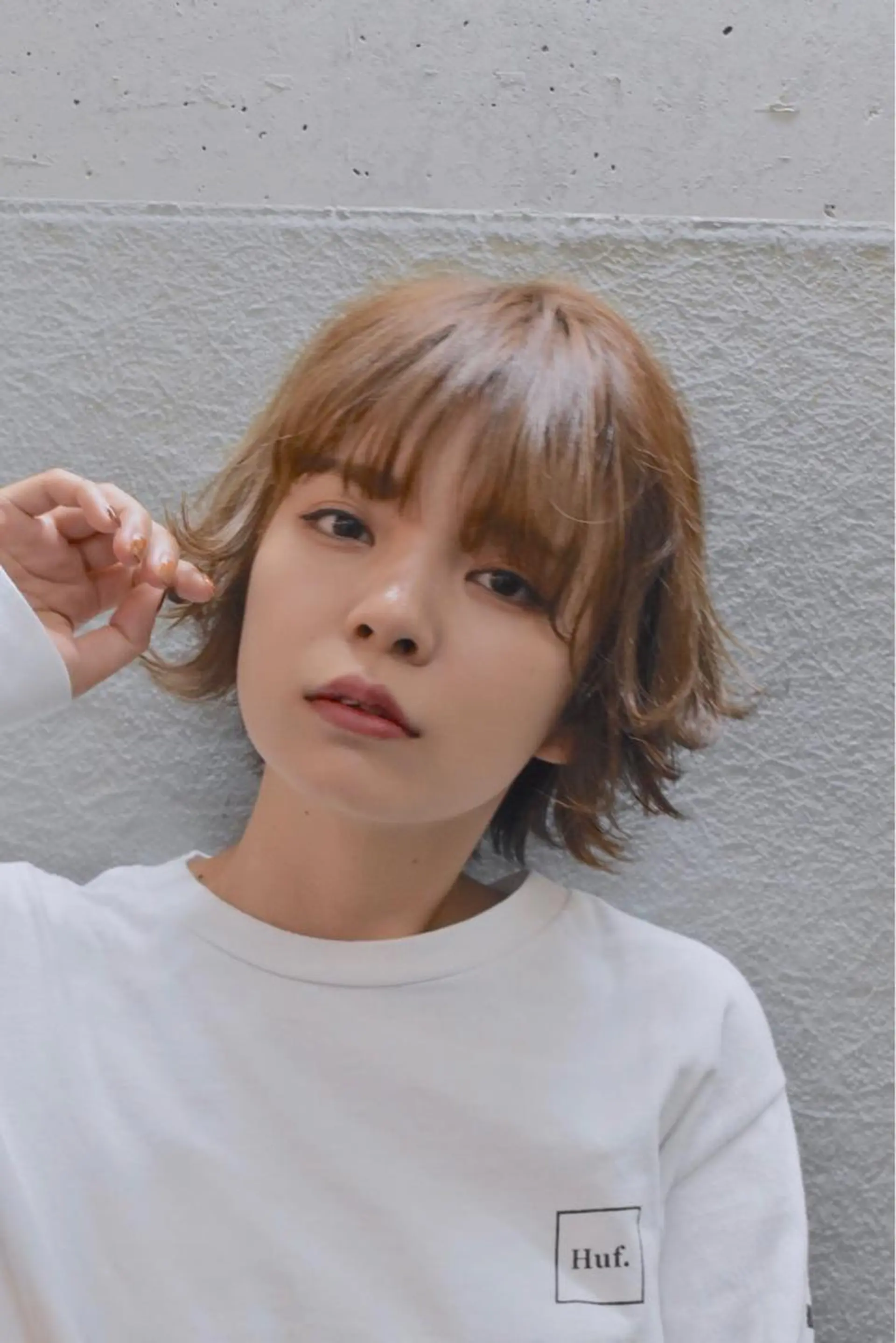 ショート カラー ベージュカラー ヘアカラー トリートメント ✨髪質改善縮毛矯正✨ 宇田川修平のエステ・リラクイメージ