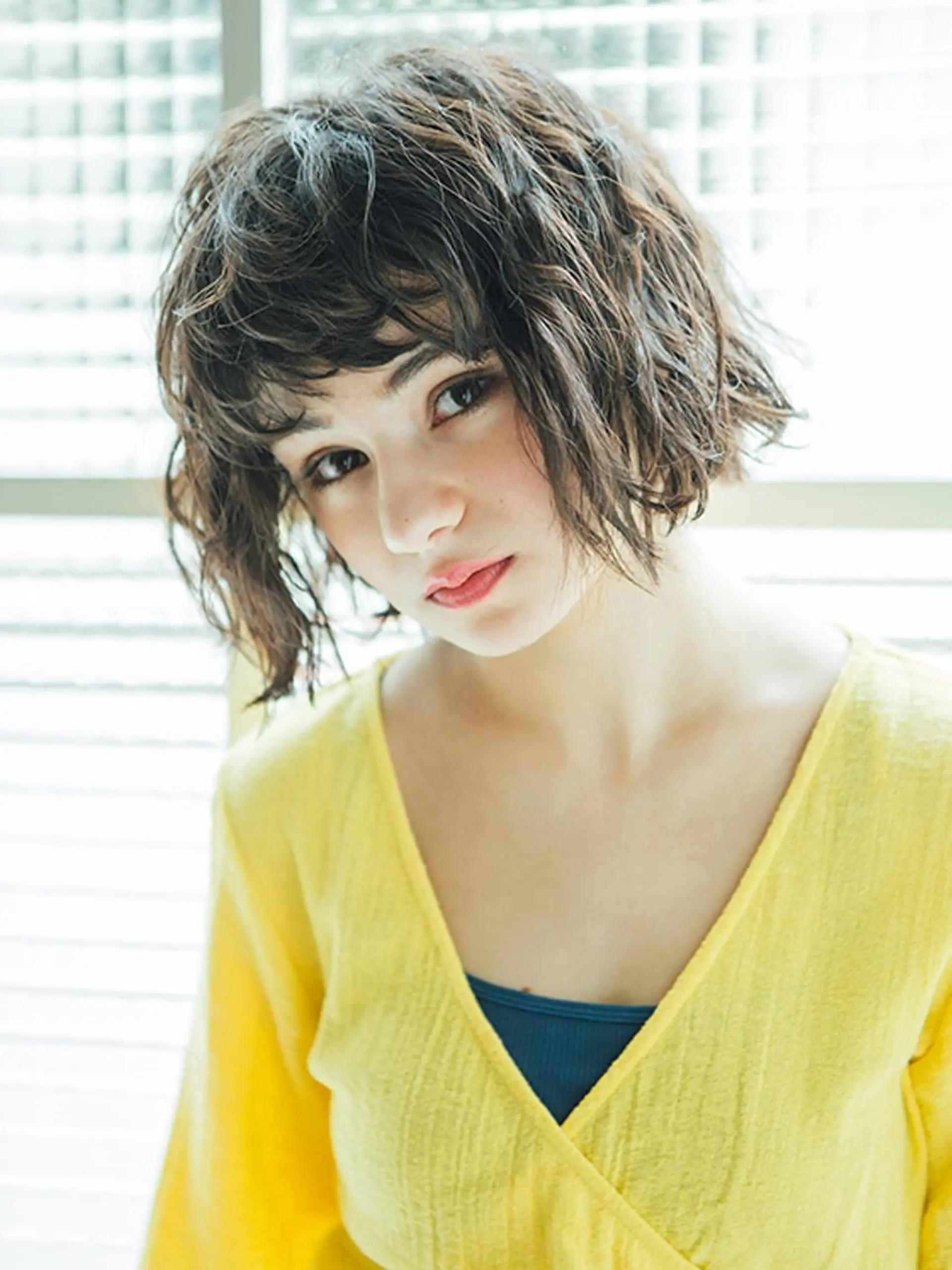 ミディアム カラー 【公式】amble luxe池袋東口💛のヘアスタイル