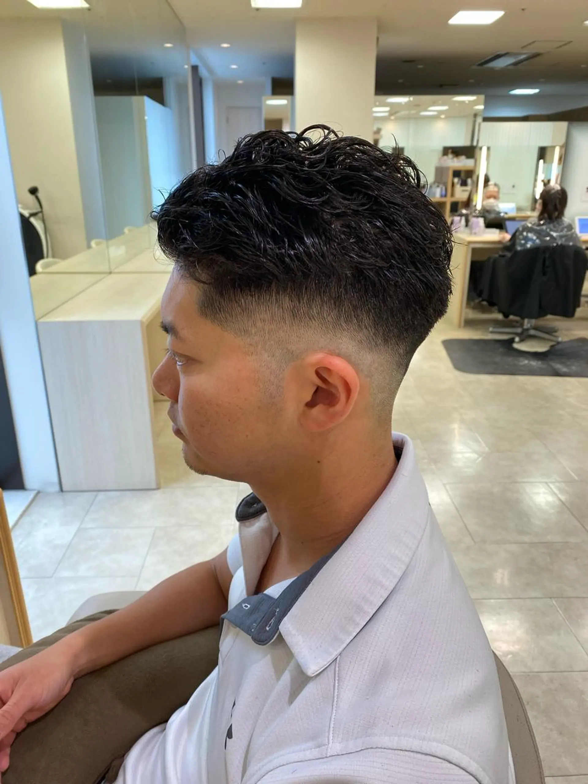 ショート パーマ メンズ カット トリートメント ヘッドスパ 湘南/メンズパーマ/ 支持率No.1ユチカのヘアスタイル