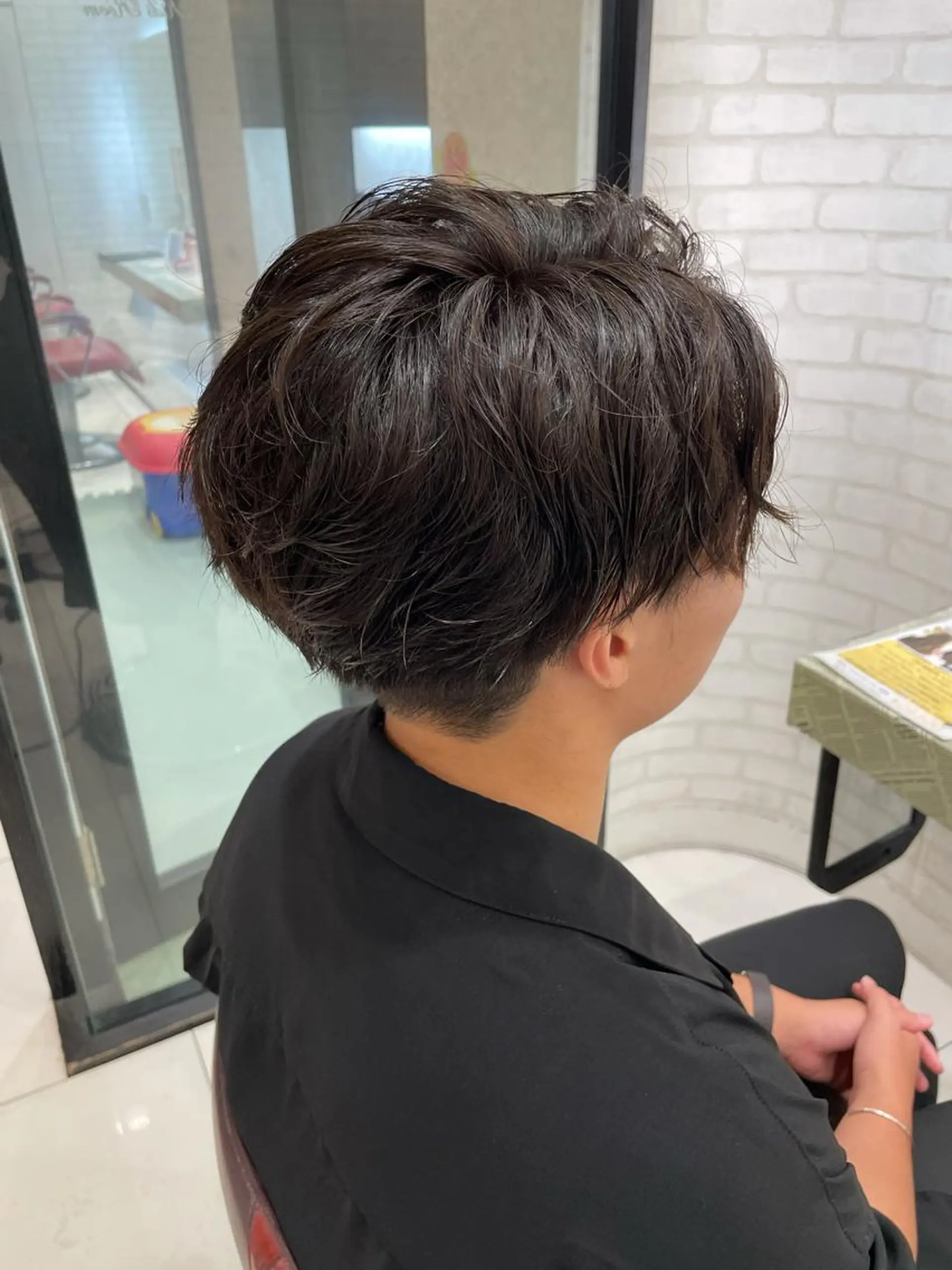 メンズ メンズパーマ EARTH 山﨑龍馬のヘアスタイル