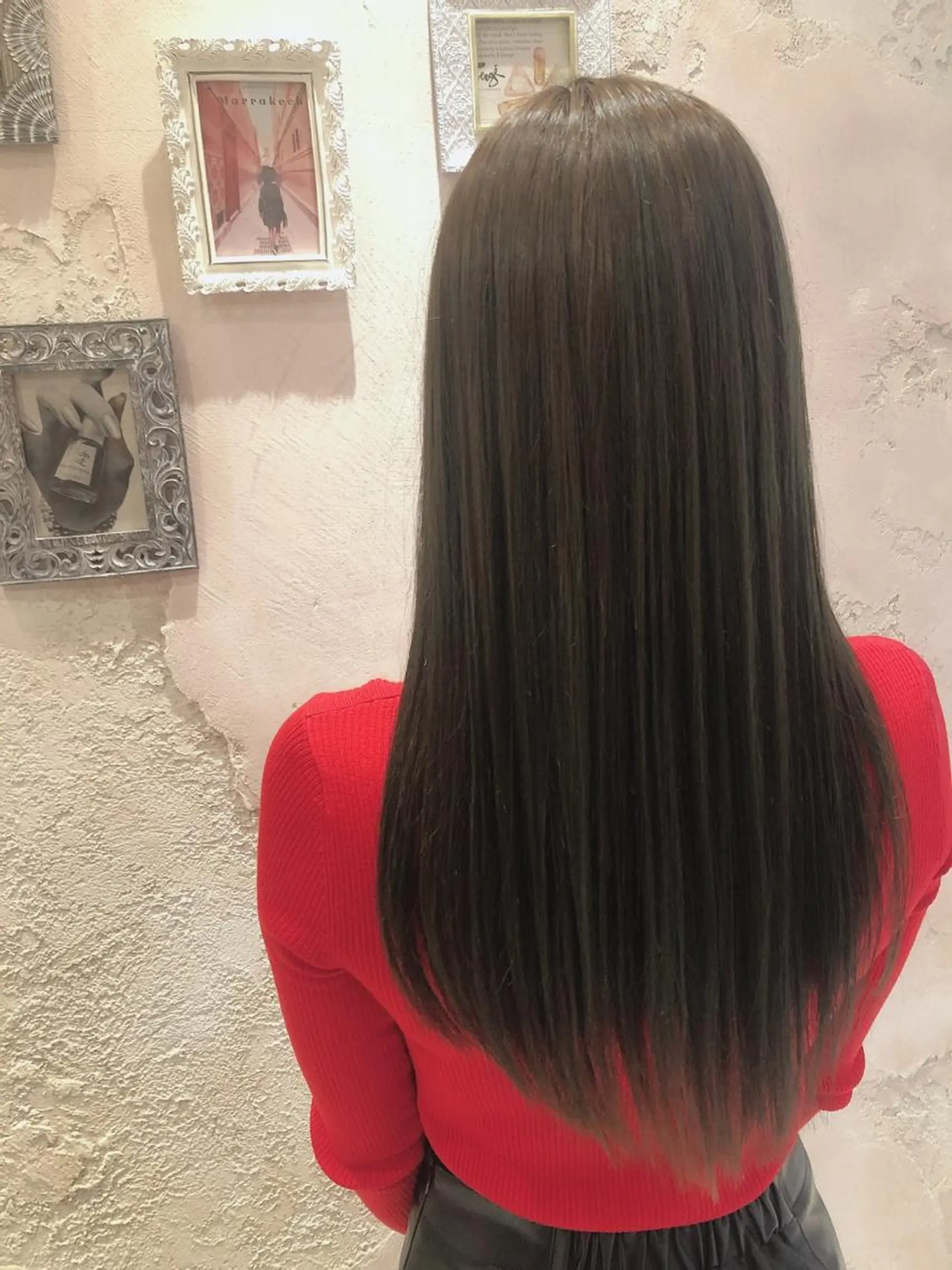 ロング レイヤーカット/ 顔周り 五島巨幹のヘアスタイル