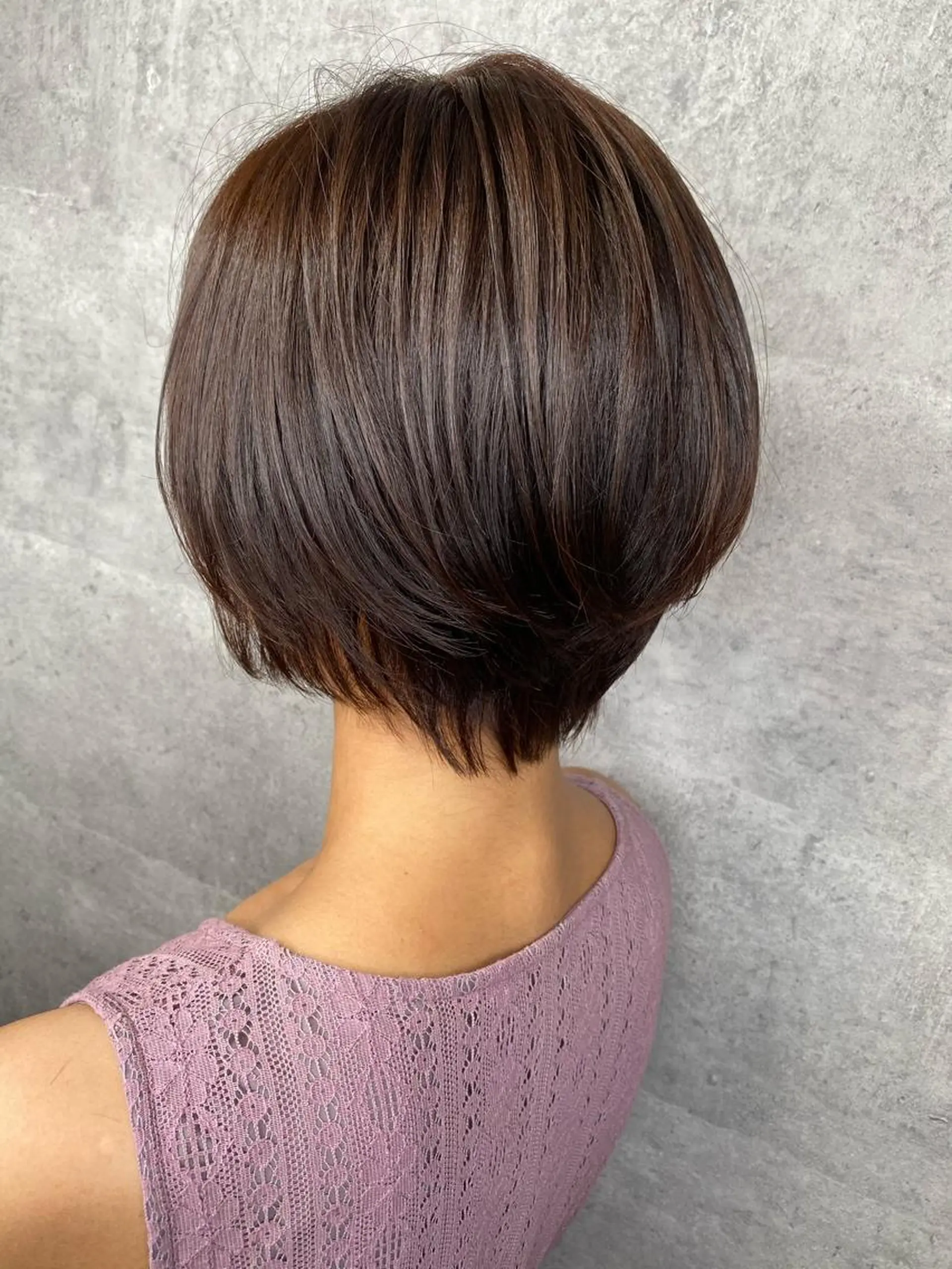 ショート カラー 🌿海山龍馬🌿韓国 ヘア/レイヤーカットのヘアスタイル