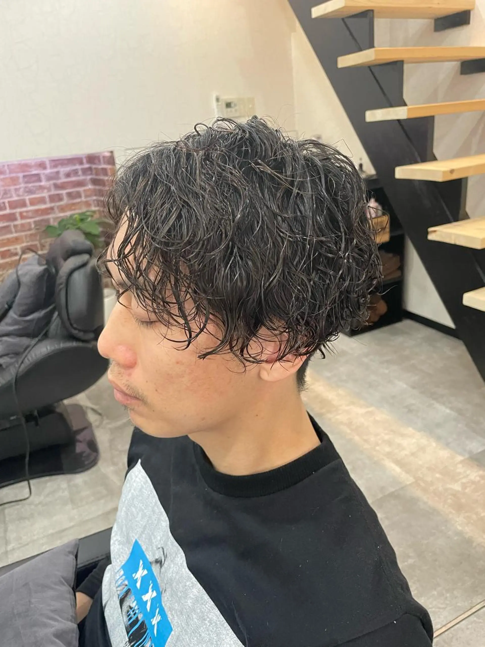 ショート パーマ メンズ TETISS所属・💈メンズパーマ 南谷💈のヘアスタイル