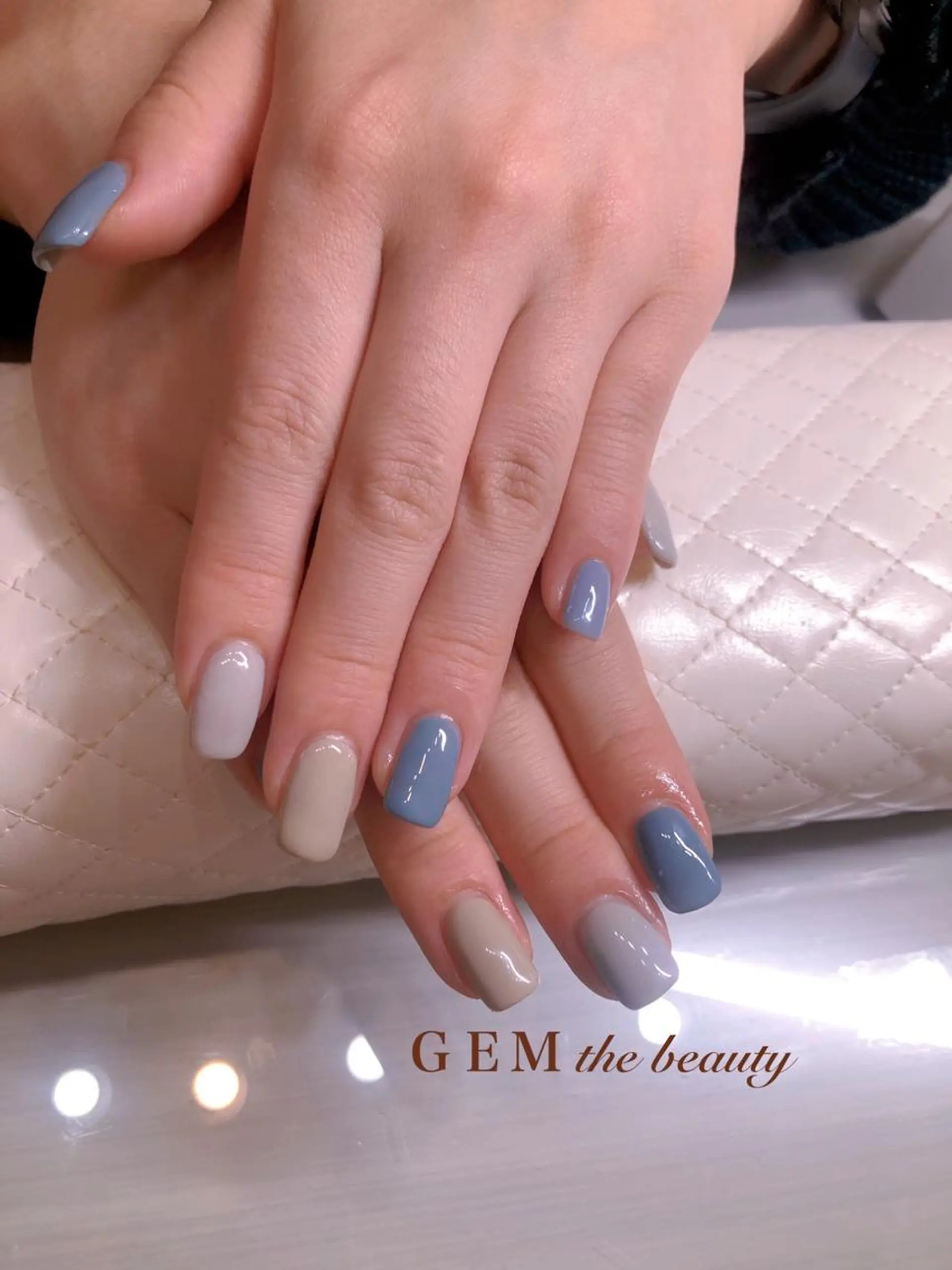ネイル ジェルネイル シンプルネイル GEM  the beautyのマツエク・マツパデザイン