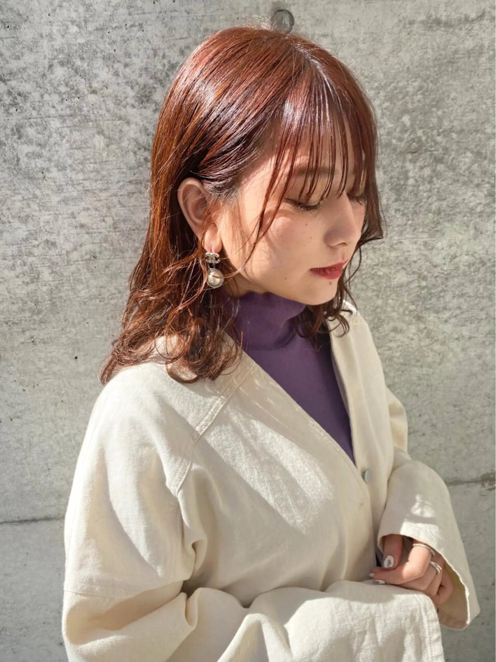 セミロング メンズ特化美容師 ハスイルイのヘアスタイル