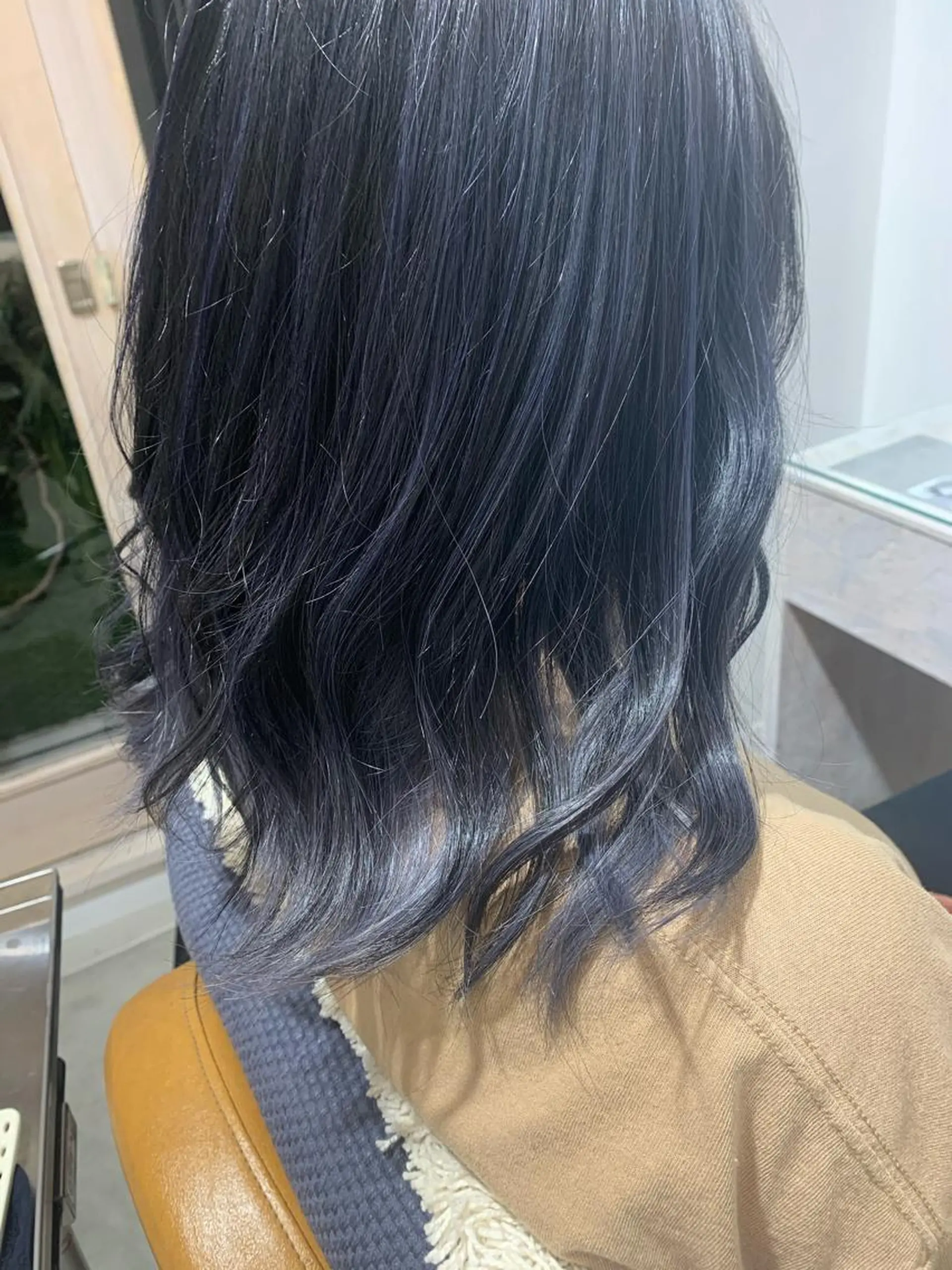 セミロング カラー ヘアアレンジ Sia中野新橋 『JUNYA』のヘアスタイル