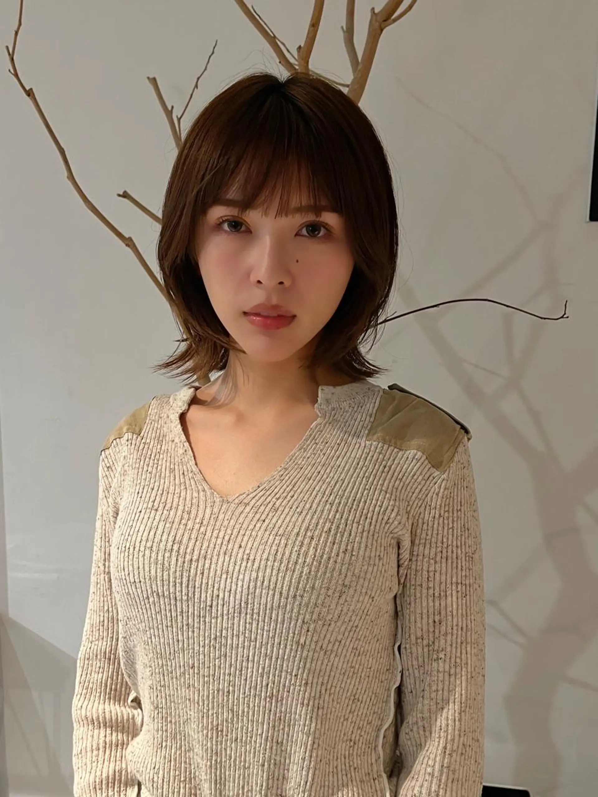 セミロング 外国人風カラー ハイライト レイヤーカット 似合わせカット ウルフカット カット ヘアカラー メンズケアブリーチ 特化🔥村田のヘアスタイル