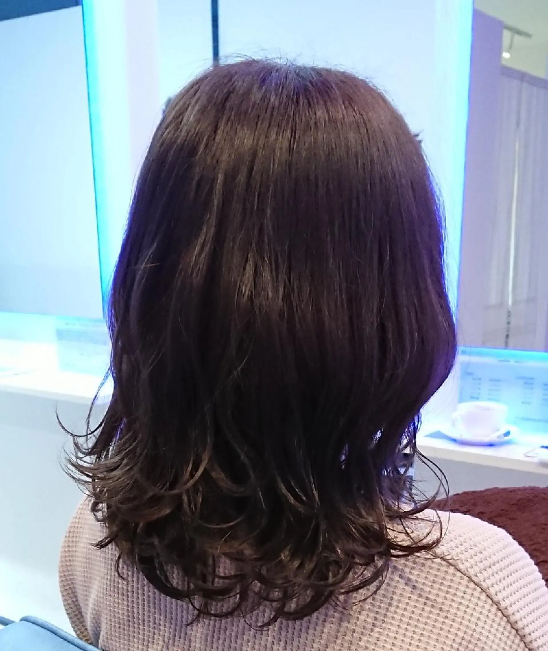 ミディアム カラー ヘアアレンジ 小林 伸行のヘアスタイル