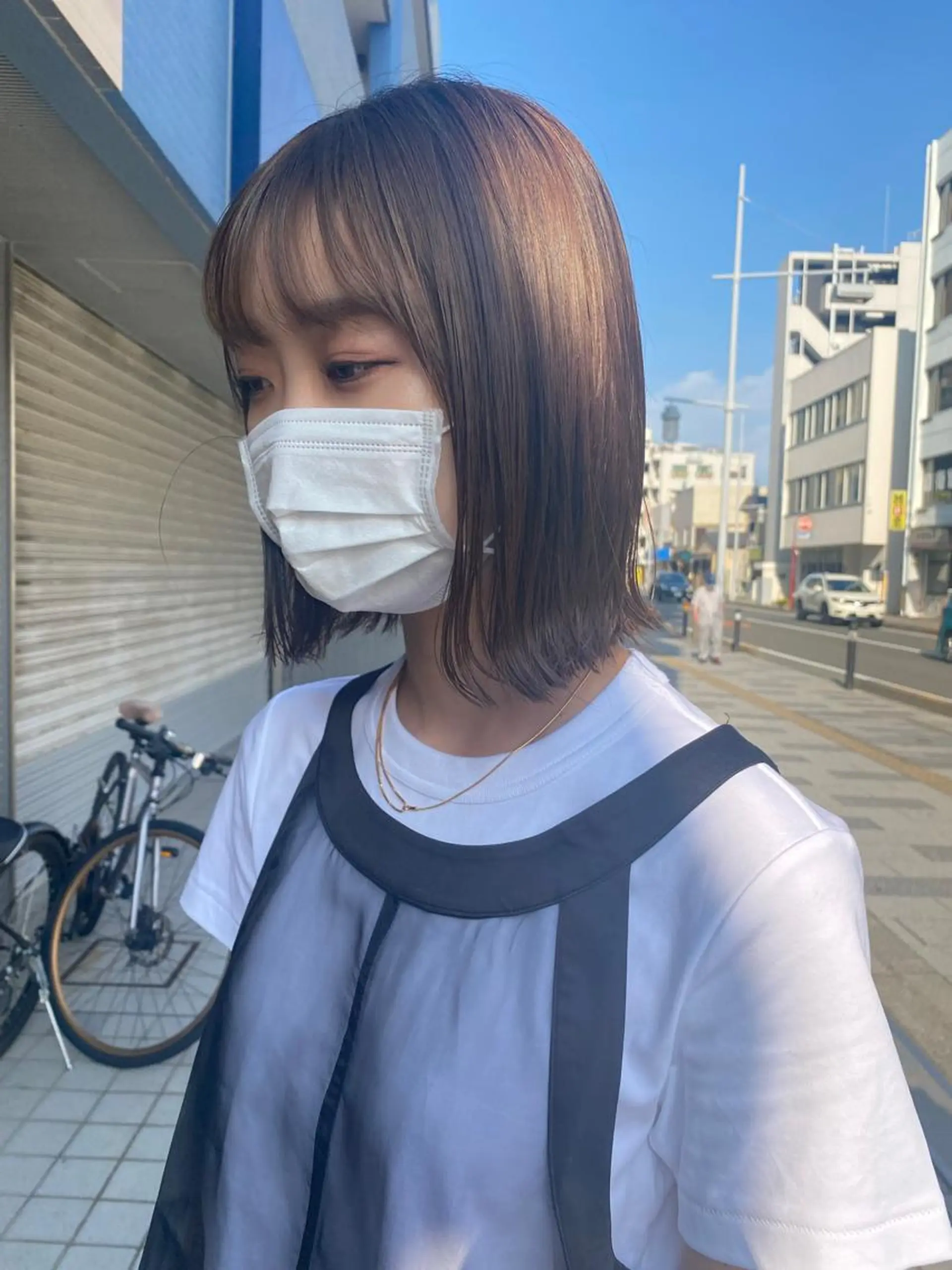 ショート カラー ベージュカラー ヘアカラー トリートメント ヘッドスパ パーマ指名No1 /namiのヘアスタイル