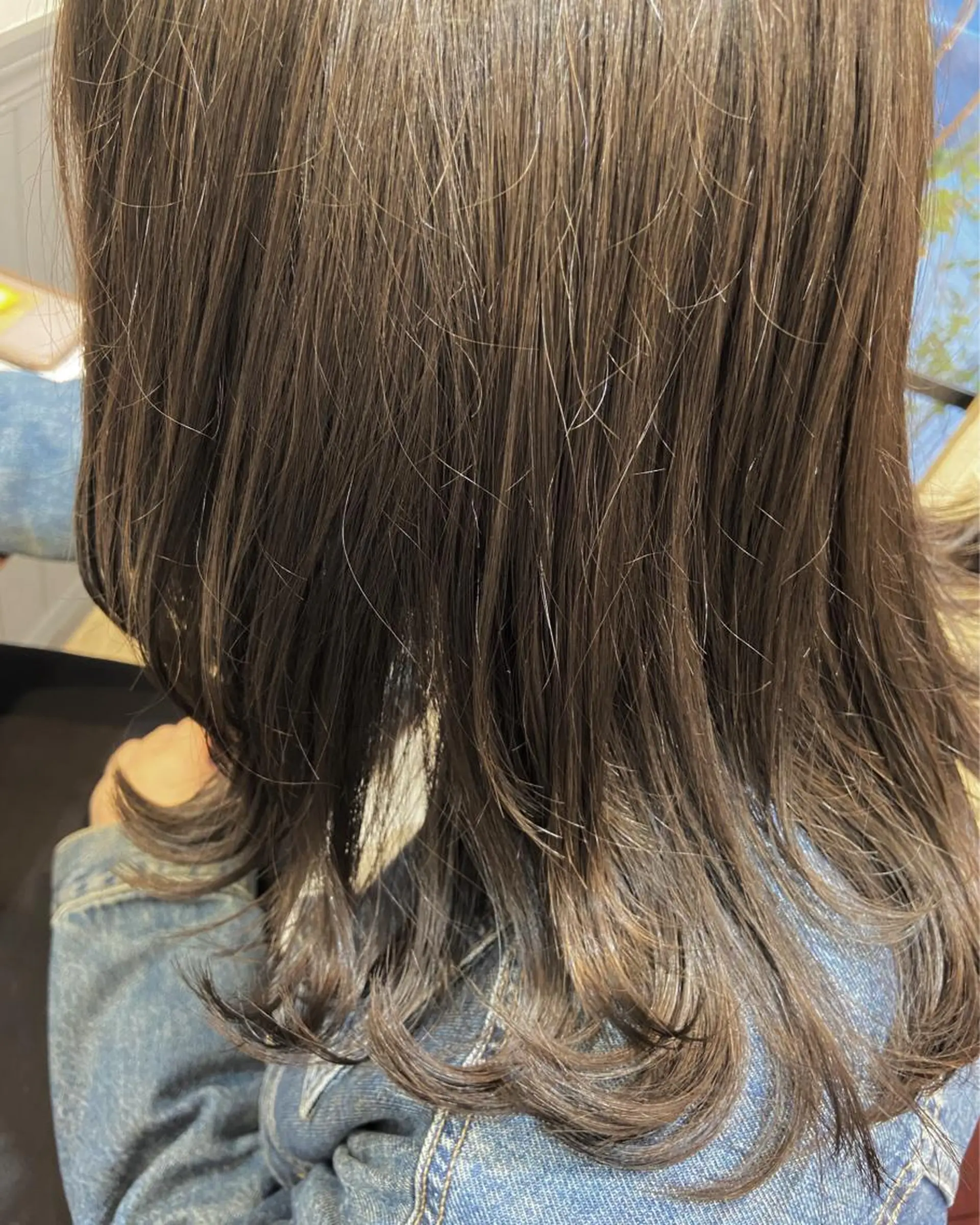 ミディアム ハラダ ヒナミのヘアスタイル