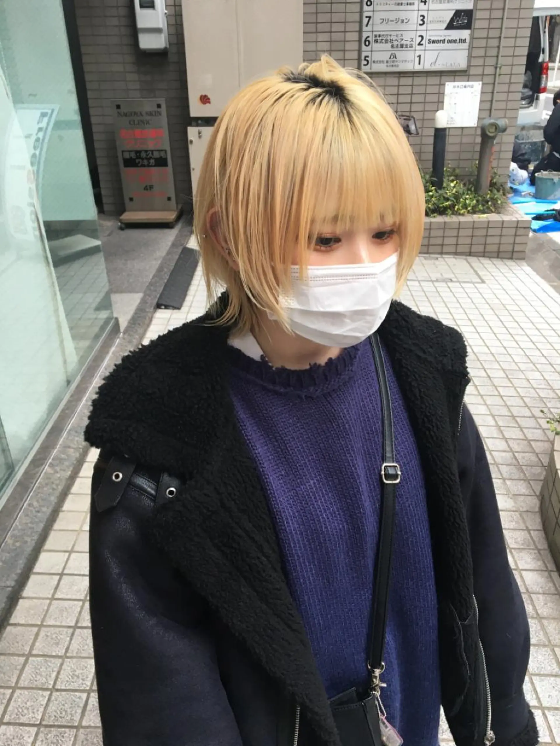 ショート ウルフカット 永田〈店長#レイヤー #ウルフ#ハイトーンのヘアスタイル