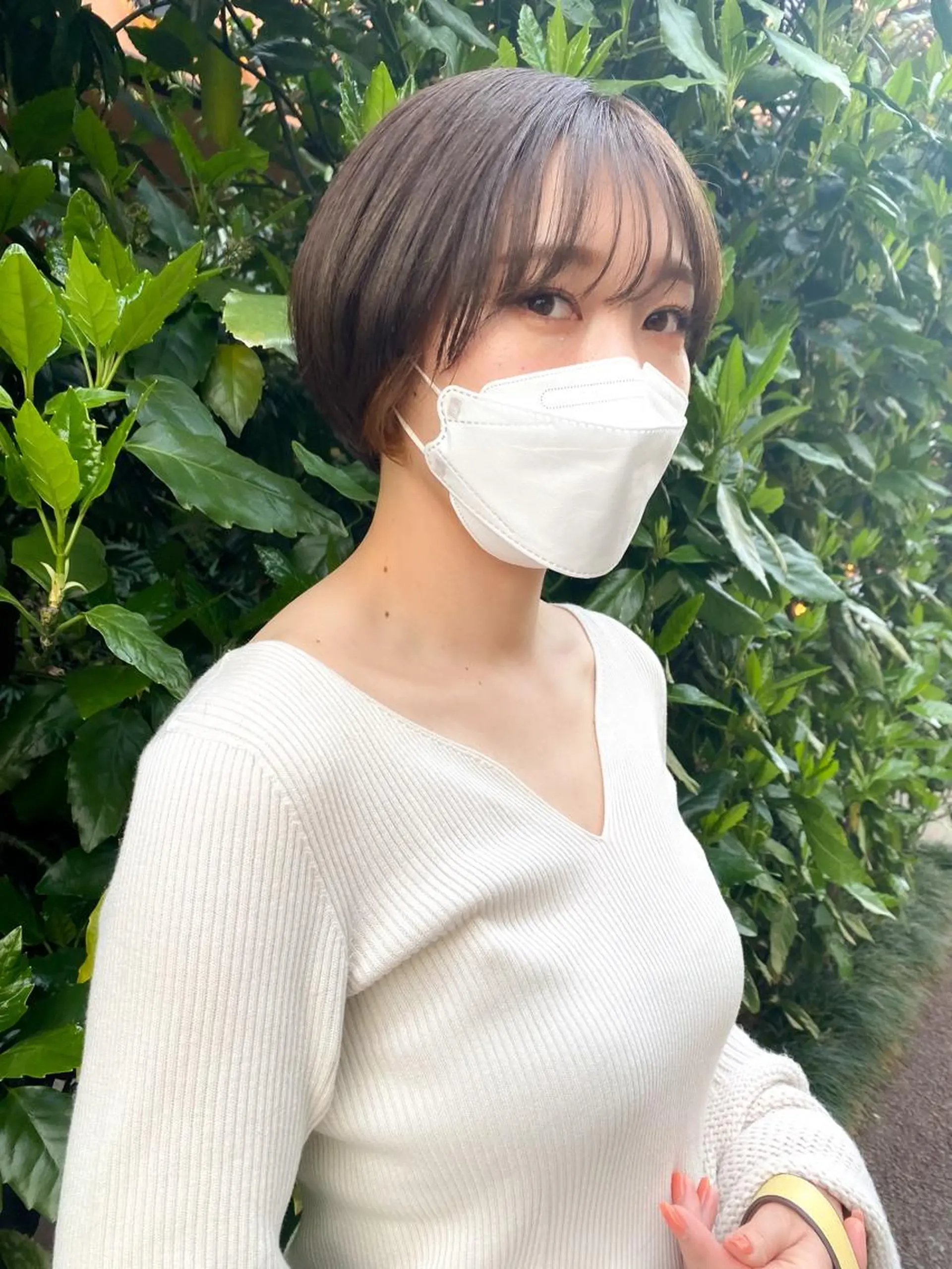 ショート カラー THE DAY所属・AKI HASHIMOTOのヘアスタイル