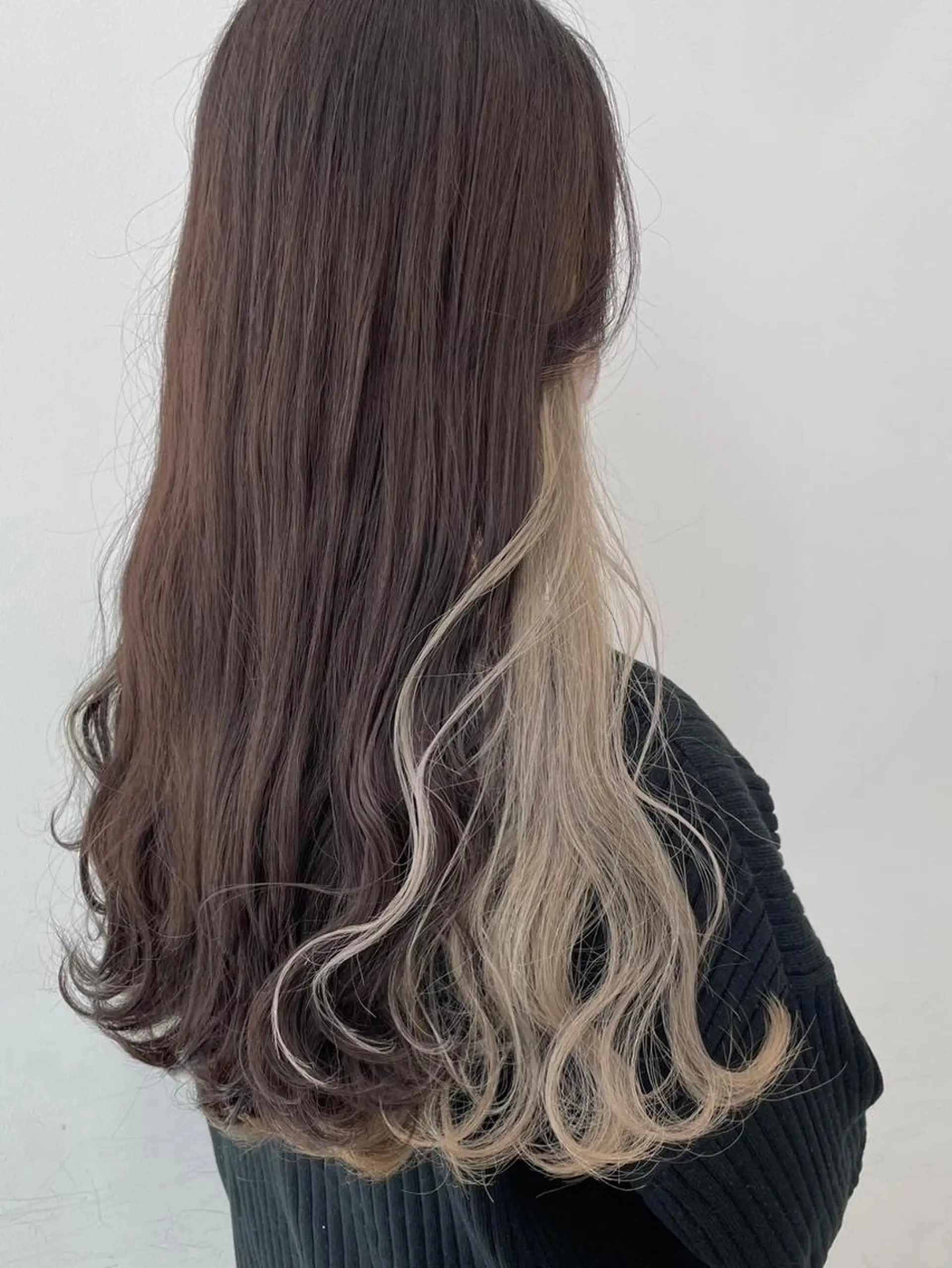 ロング カラー アディクシーカラー アッシュ ブルーカラー ダークアッシュ グレージュ 【公式】amble luxe池袋東口💛のヘアスタイル