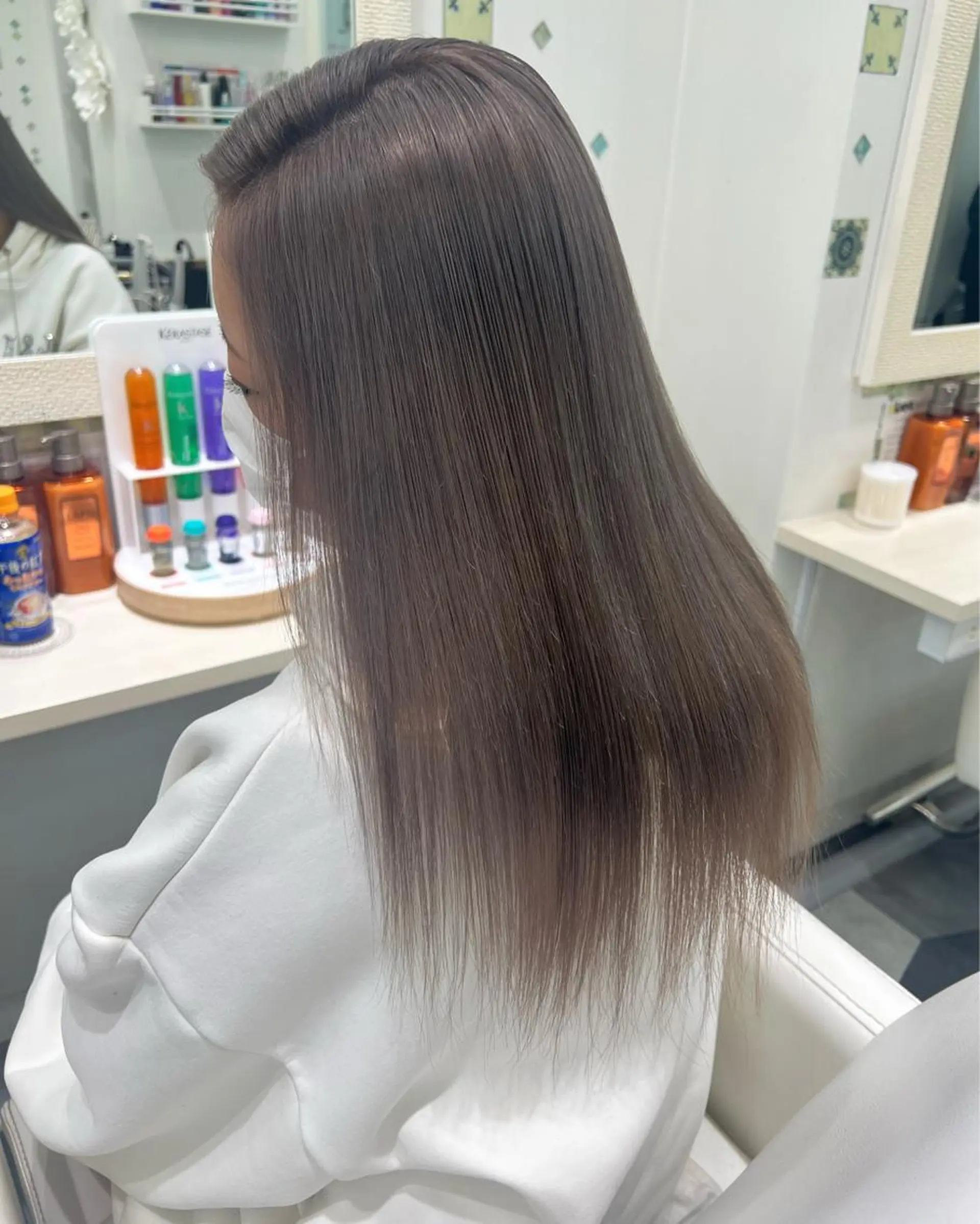 ミディアム カラー ブリーチ Lapis 池袋店所属・MASHIRO 🩵Lapis池袋店のヘアスタイル