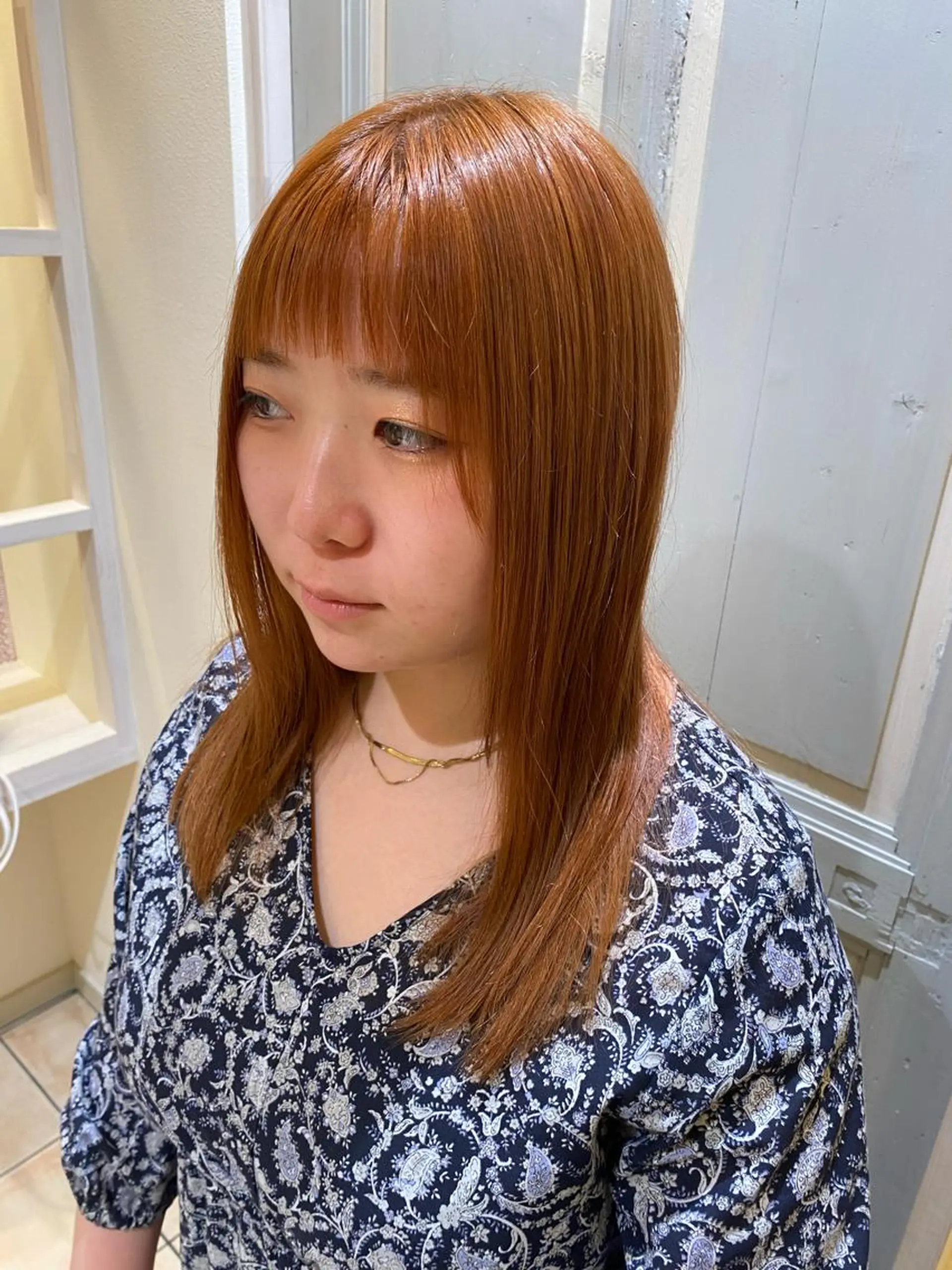 セミロング カット ヘアカラー トリートメント さこだ　しょうた 【副店長】のヘアスタイル