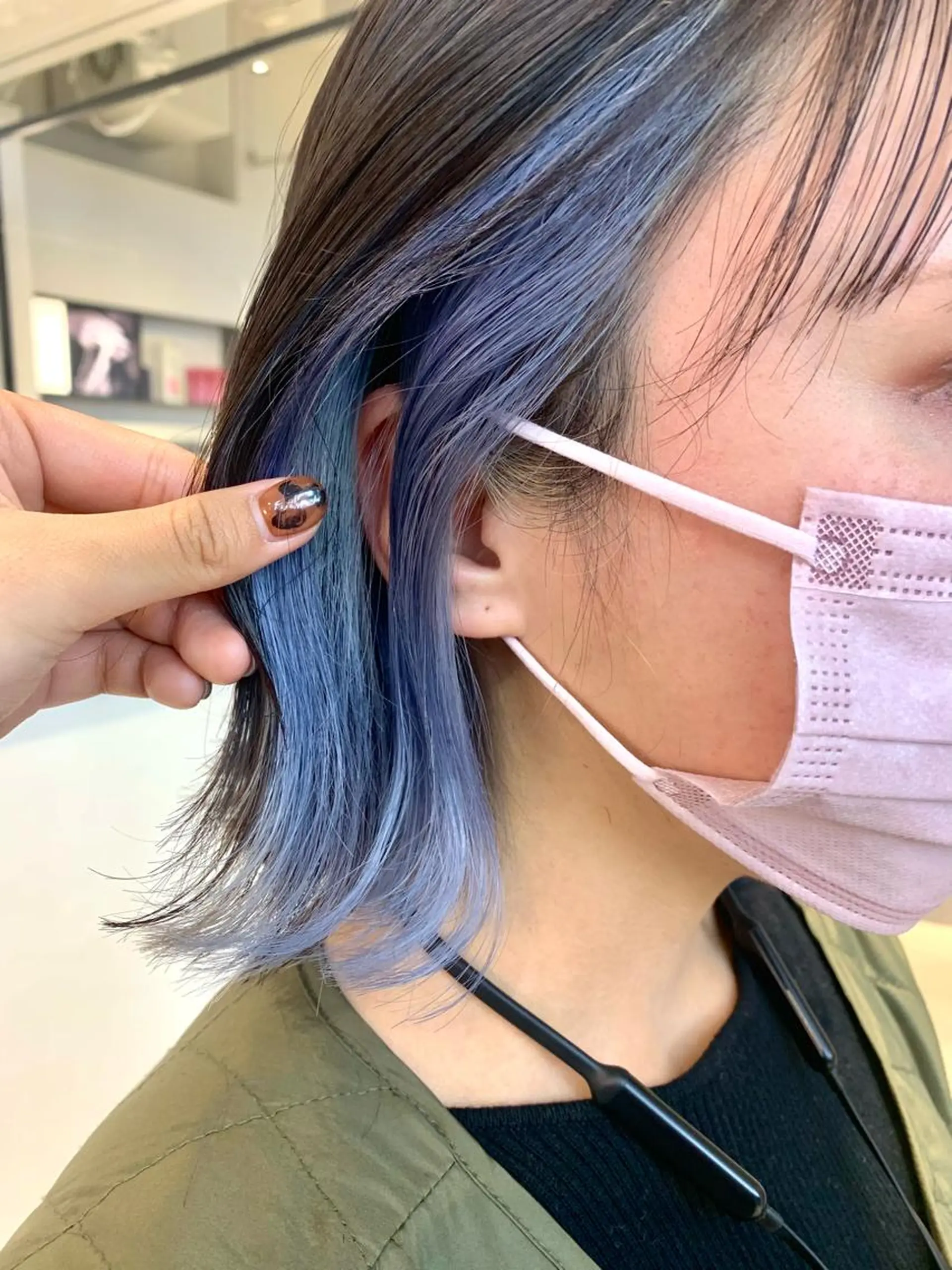 ショート カラー ブリーチ インナーカラー カット ヘアカラー Kureha/ネイル トレンドヘアのヘアスタイル