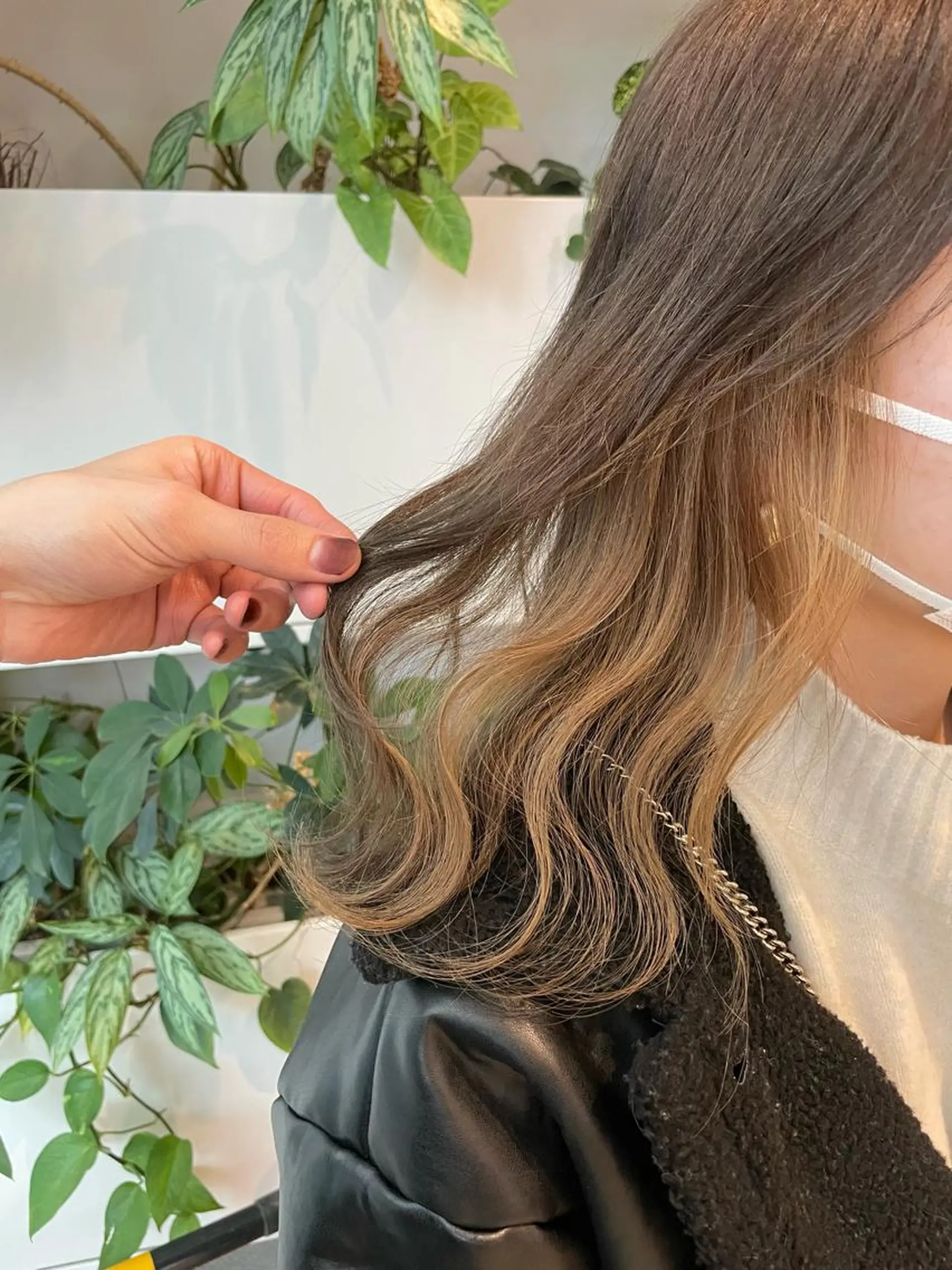 ミディアム ヘアカラー トリートメント 完全個室サロン💐 代表取締役💐梶谷のヘアスタイル