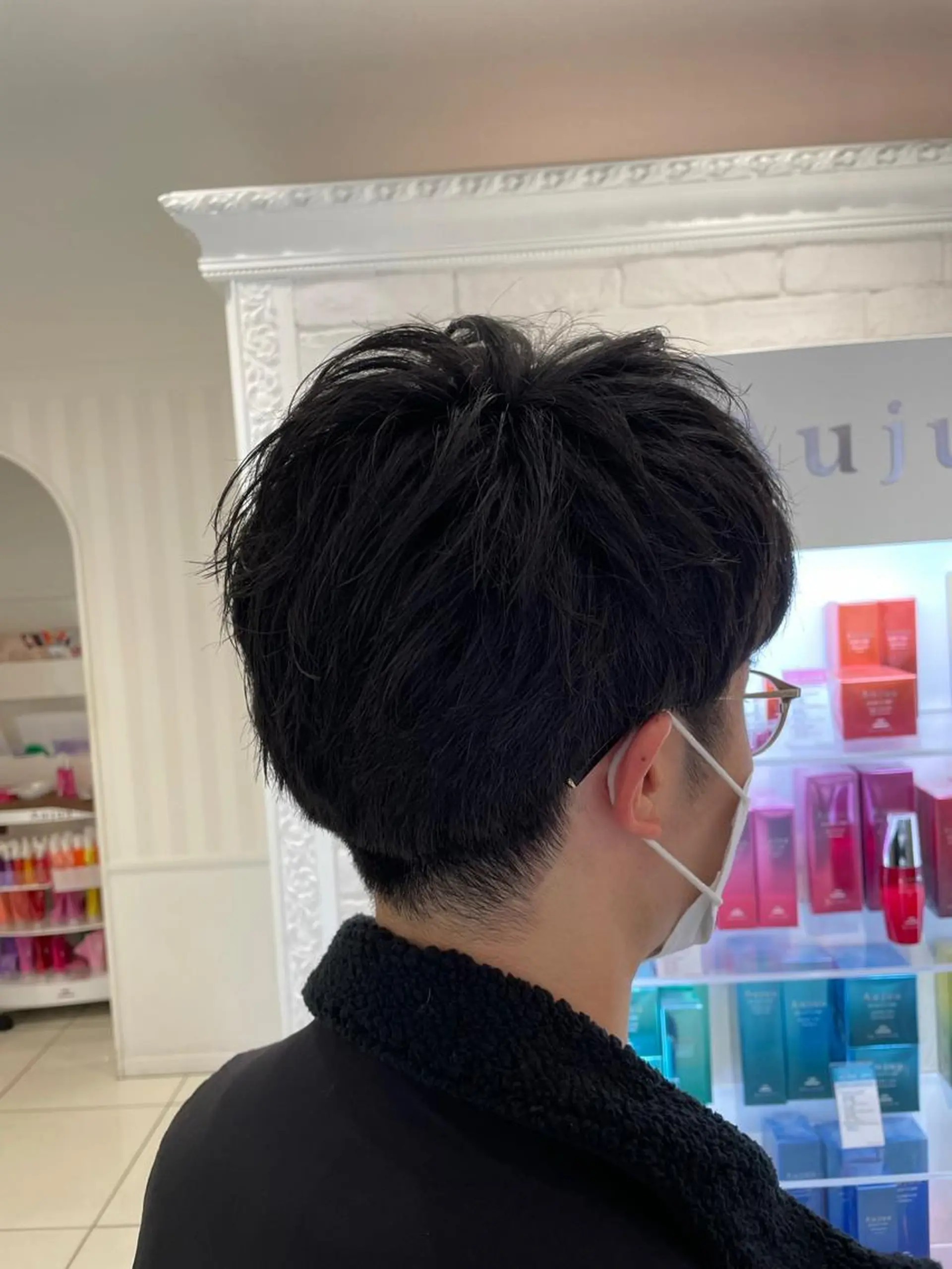 メンズ センターパート 川島爽楽のヘアスタイル