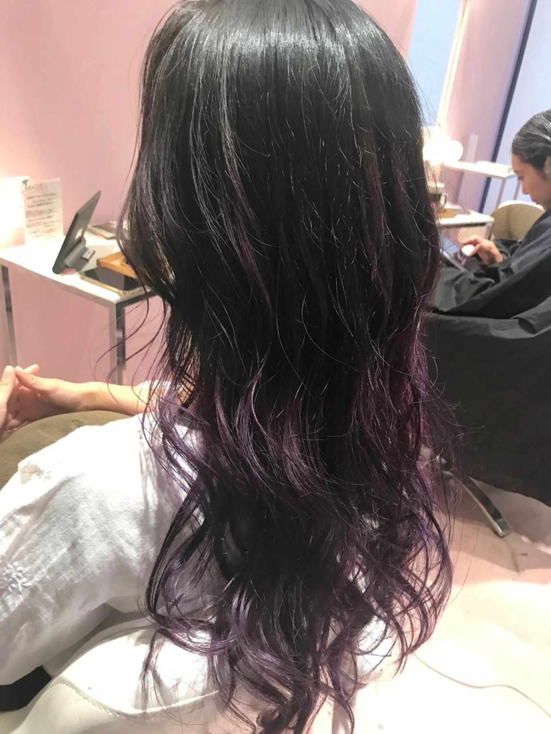 セミロング 所渉/韓国レイヤー /ウルフカットのヘアスタイル