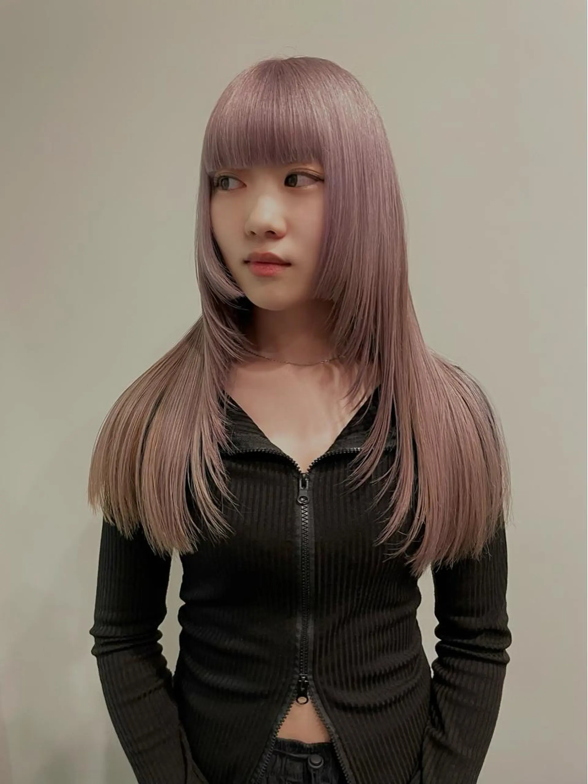 ミディアム カラー カット ヘアカラー トリートメント SALOWIN所属・ブリーチ✍️ ボブ✨レイヤーのヘアスタイル