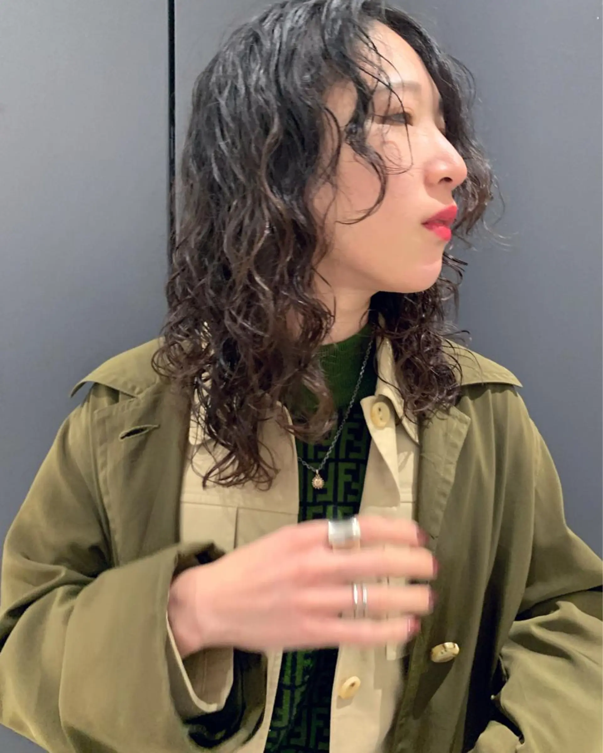 ロング パーマ カット パーマ MISUZU🪡 ナチュラルモードのその他イメージ