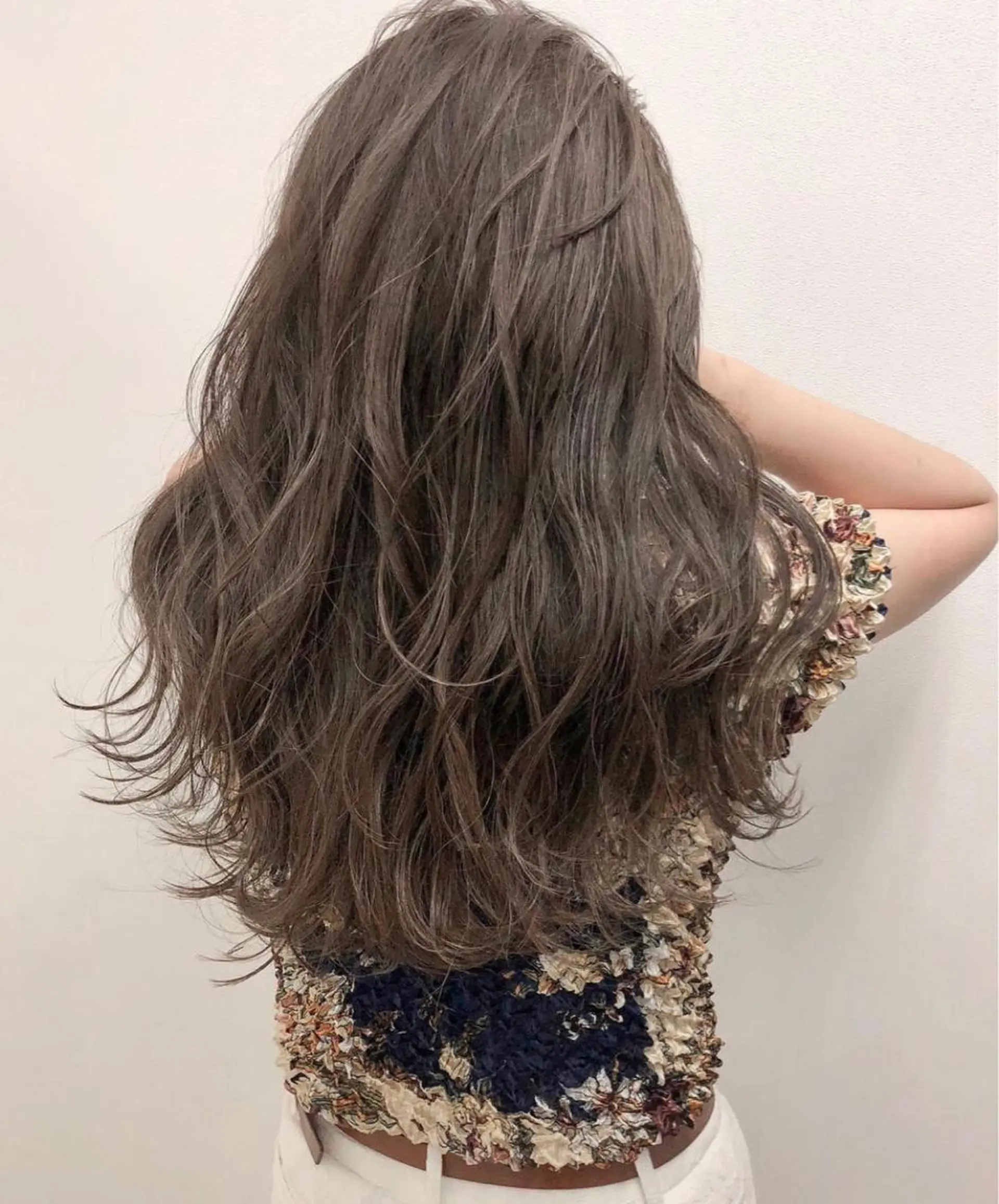 ロング カット ヘアカラー トリートメント ブリーチ無しカラー 👑店長　平松　由のヘアスタイル