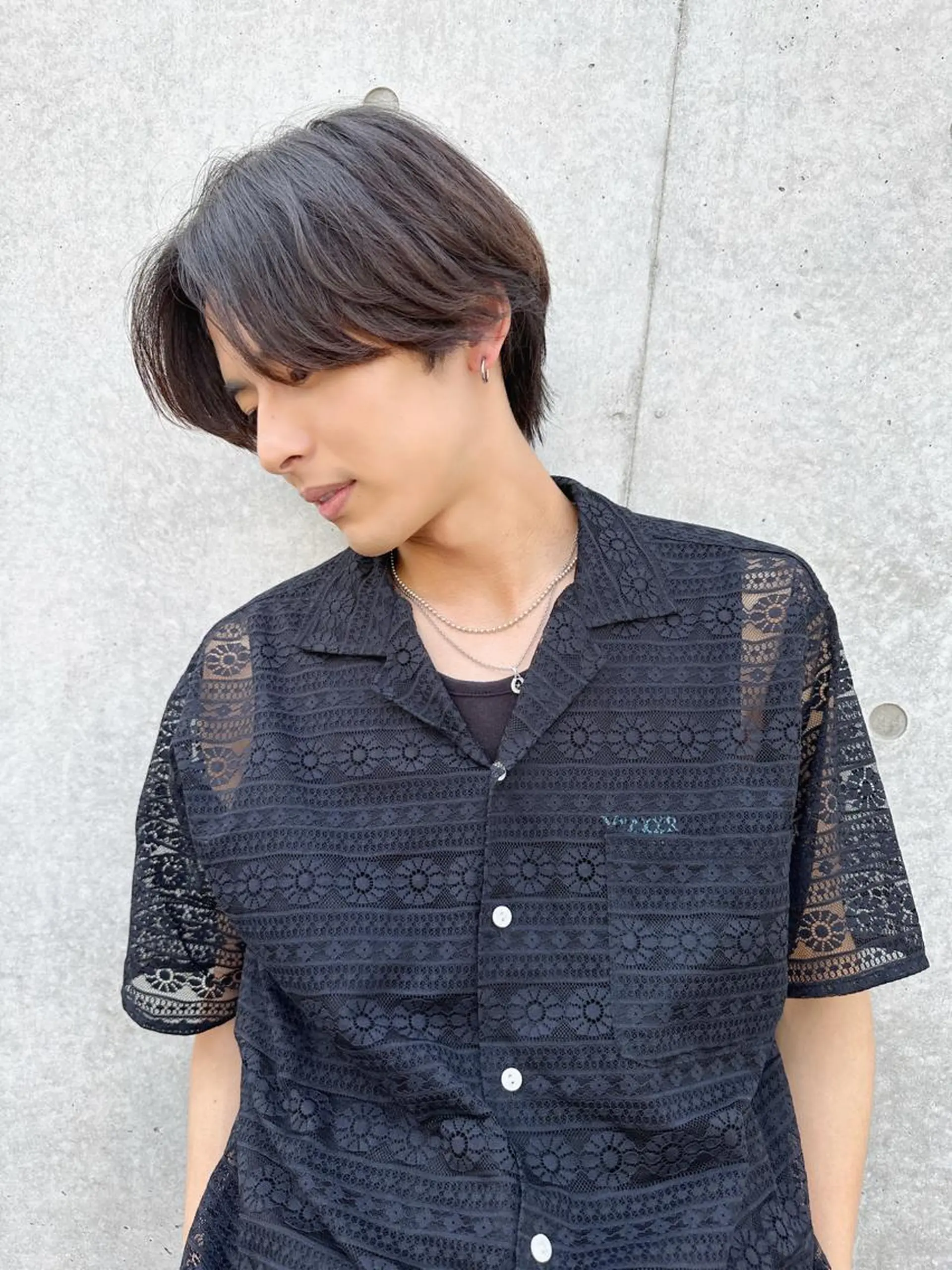 ショート カラー パーマ メンズ 渋谷駅から徒歩1分 BLUCKメンズヘアのヘアスタイル