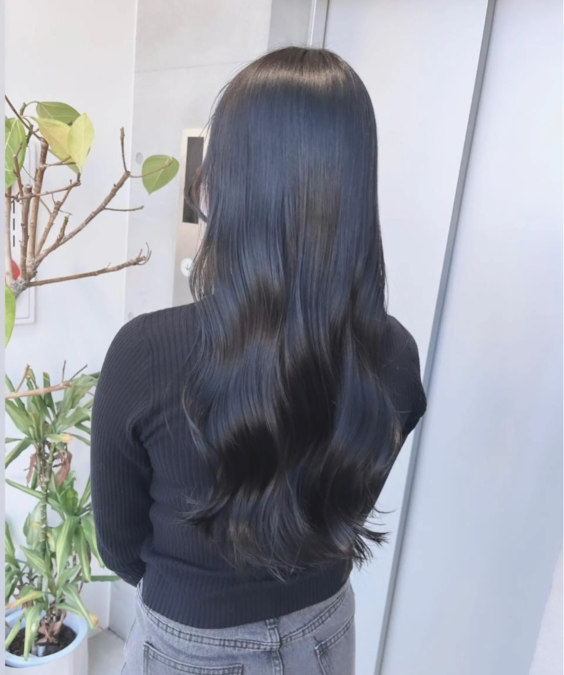ロング カット ヘアカラー トリートメント 🌫️大人韓国ヘア 🌫️naoyaのヘアスタイル