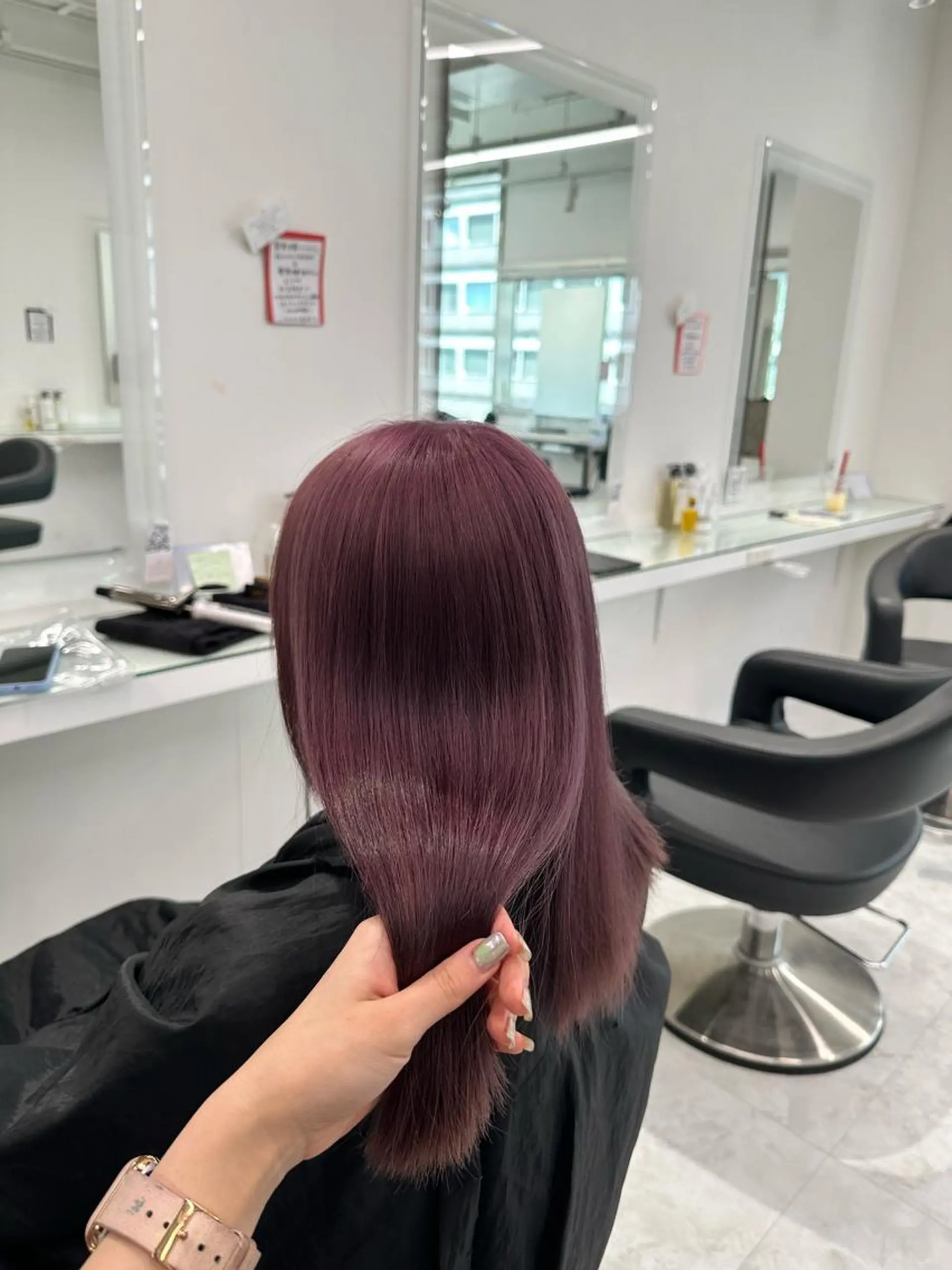 カラー マンツーマン/原宿/ 透明感カラー⭐️のヘアスタイル