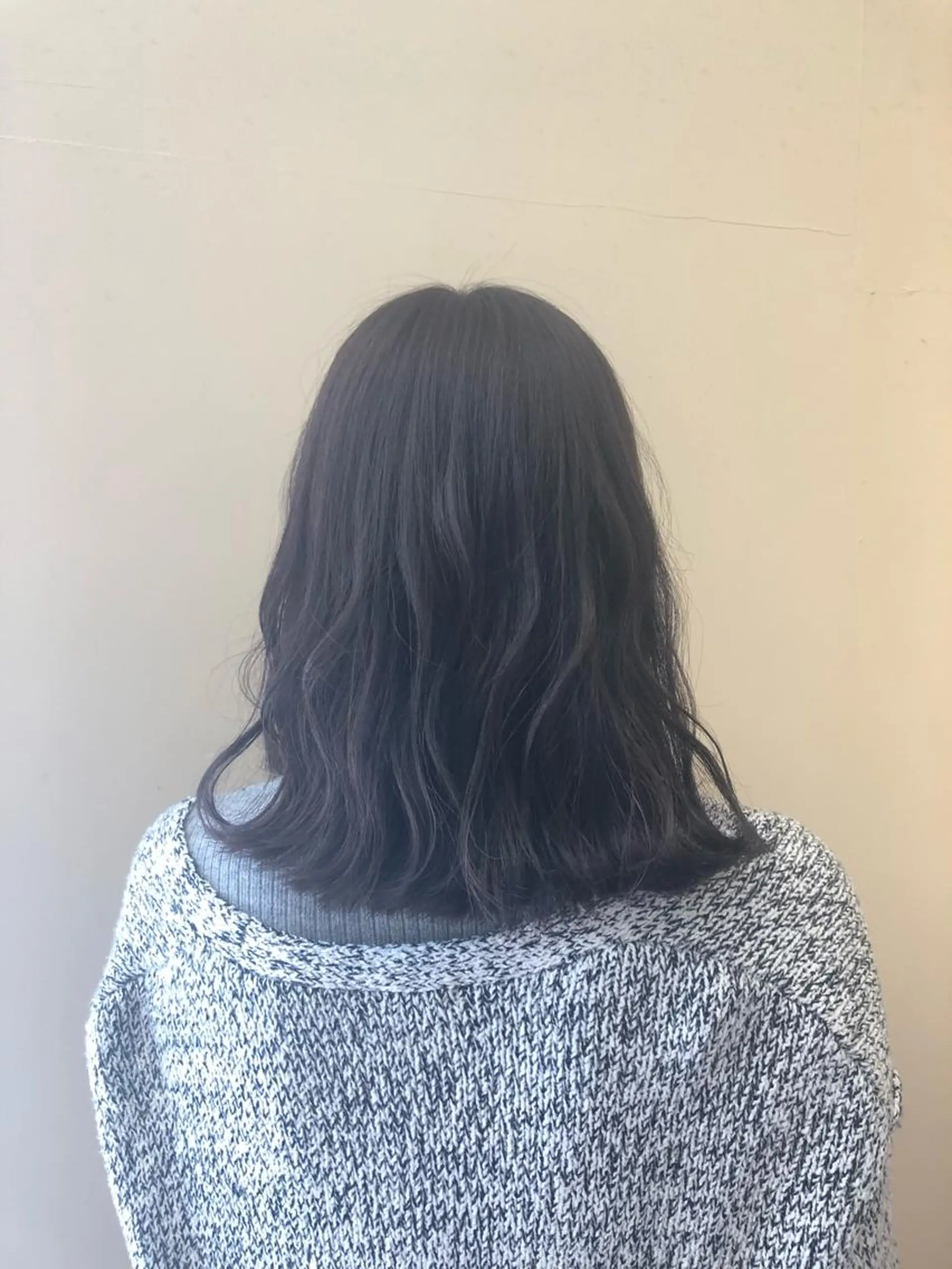 ミディアム カラー カット ヘアカラー トリートメント eclat suzumiのヘアスタイル