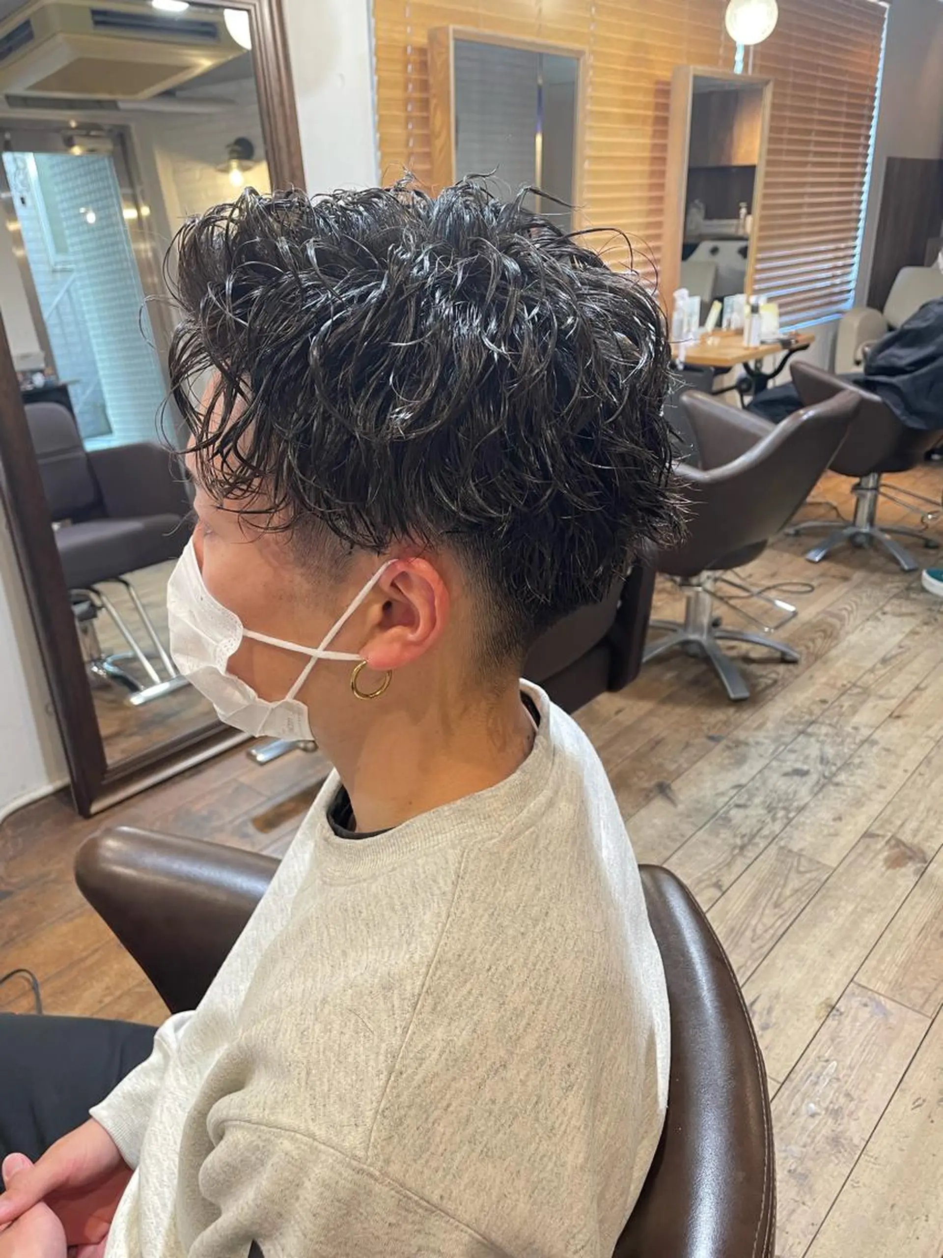 メンズ カット パーマ 【美髪特化】✨✨ 髪質改善山道健矢のヘアスタイル