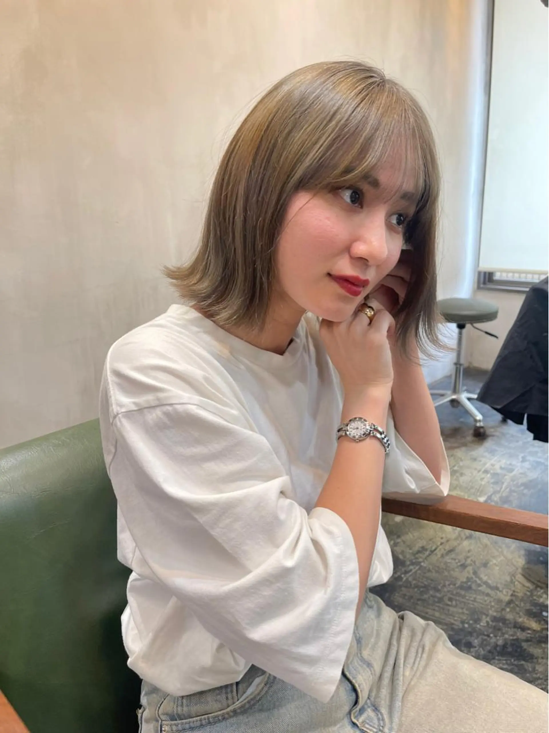 ショート ヘアカラー 韓国 / 中国ヘア 🦋Noniのヘアスタイル