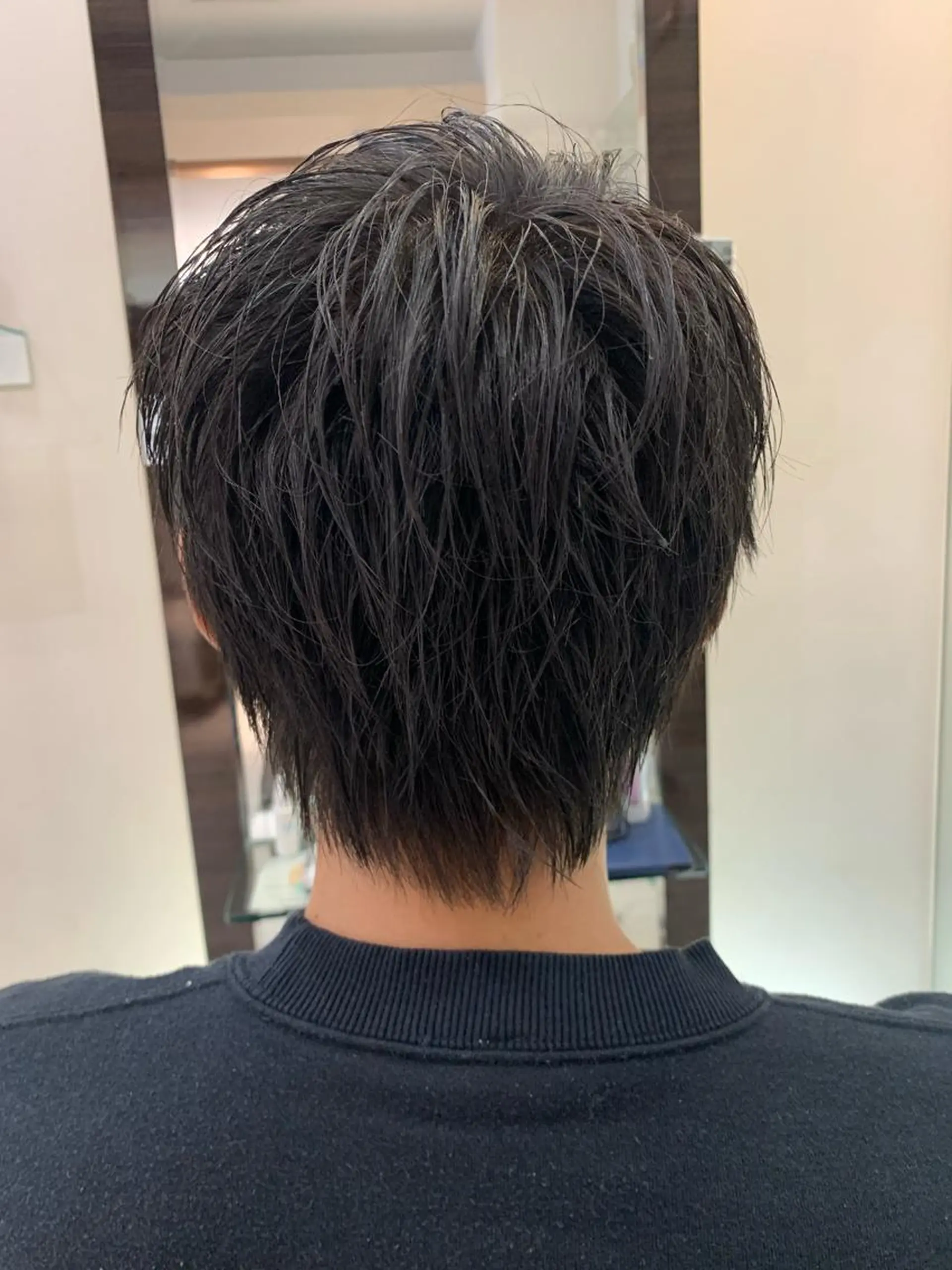 ショート メンズ RIKA💙パーマ 艶カラー💙のヘアスタイル